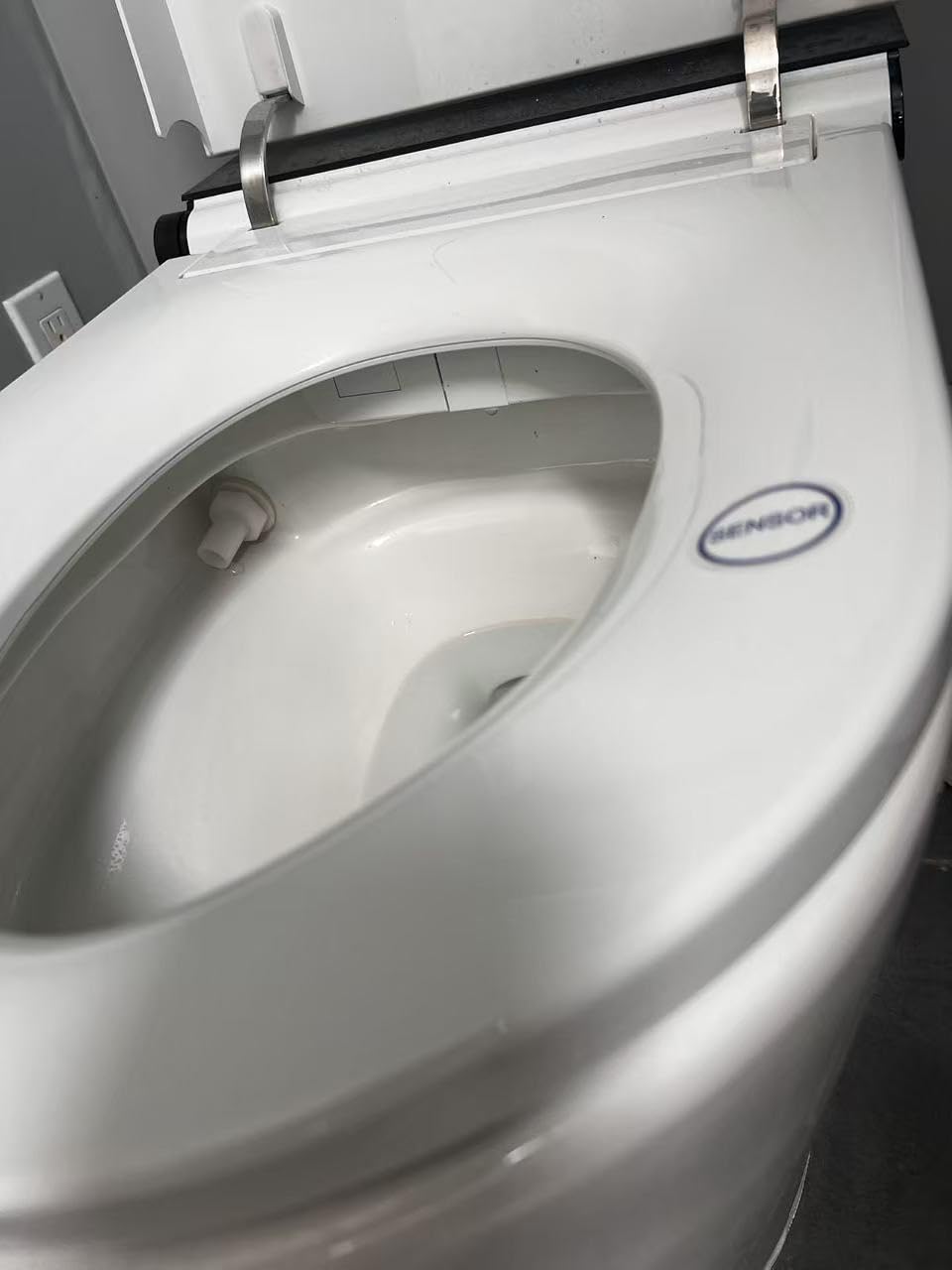 Casta Diva Smart Toilet With Bidet Built In Auto Open Close Lid CD-K030PRO | 1000g MaP Flush, Heated Comfort Seat & Foam Dispenser, Foot Sensor, Bidet Toilet with Tank, Quiet Flush, Warm Water, Dryer customer photo 2