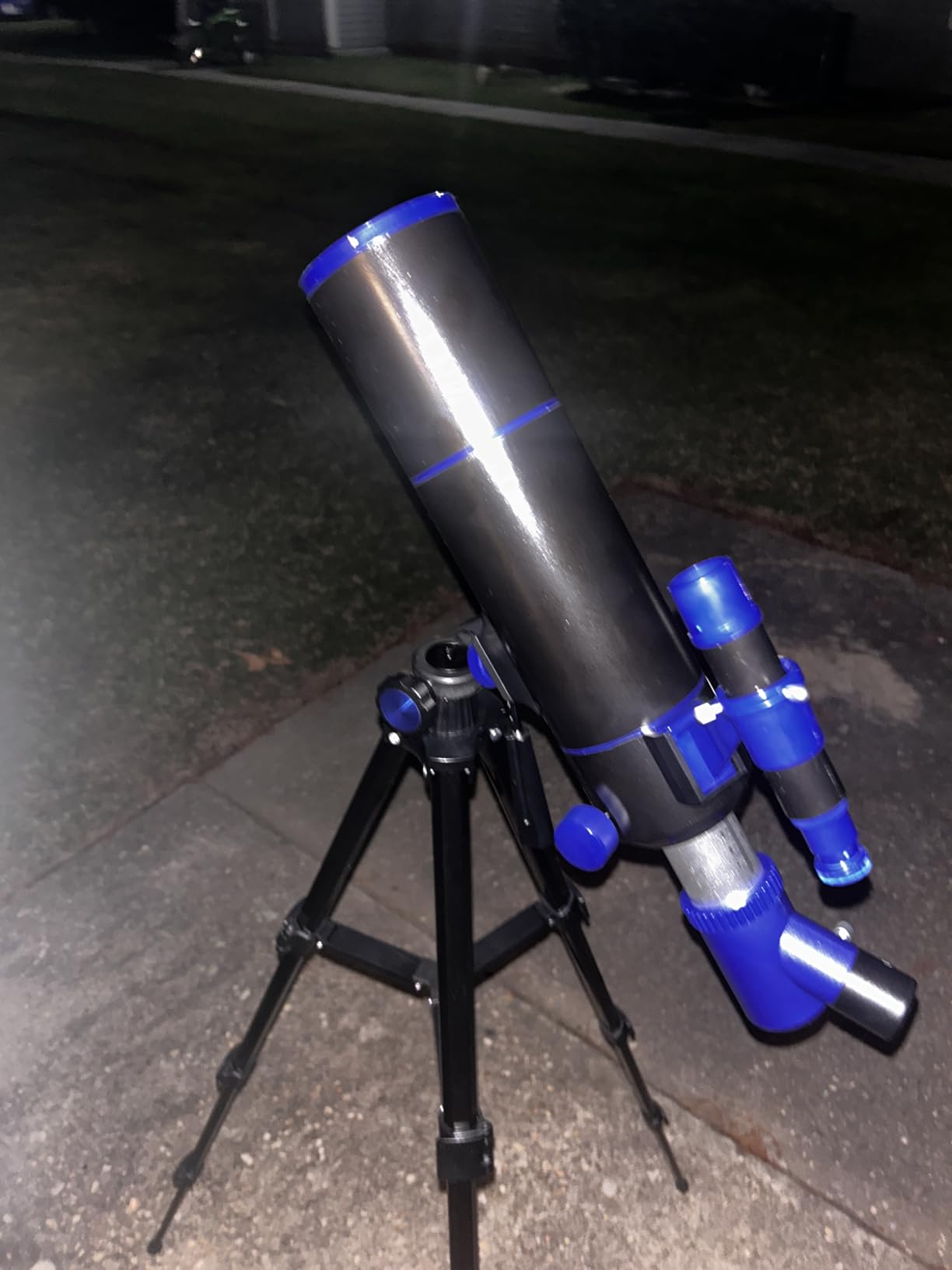 Hawkko 80mm Aperture 500mm Telescope for Kids 8-12 & Adults Beginners | Astronomical Refractor Telescope Kit for Beginners with Decorate Stickers, AZ Tripod, Phone Adapter customer photo 1