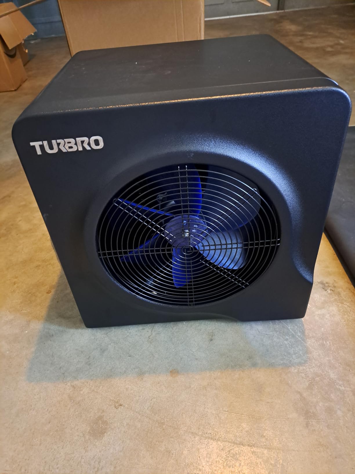 TURBRO 18,000 BTU Swimming Pool Heat Pump, up to 6,000 Gallons, 110-120V | Electric Pool Heater for Above-Ground Pools and Spas, Titanium Heat Exchanger, 5.5 COP, IPX4-Waterproof, Manatee M18 customer photo 1