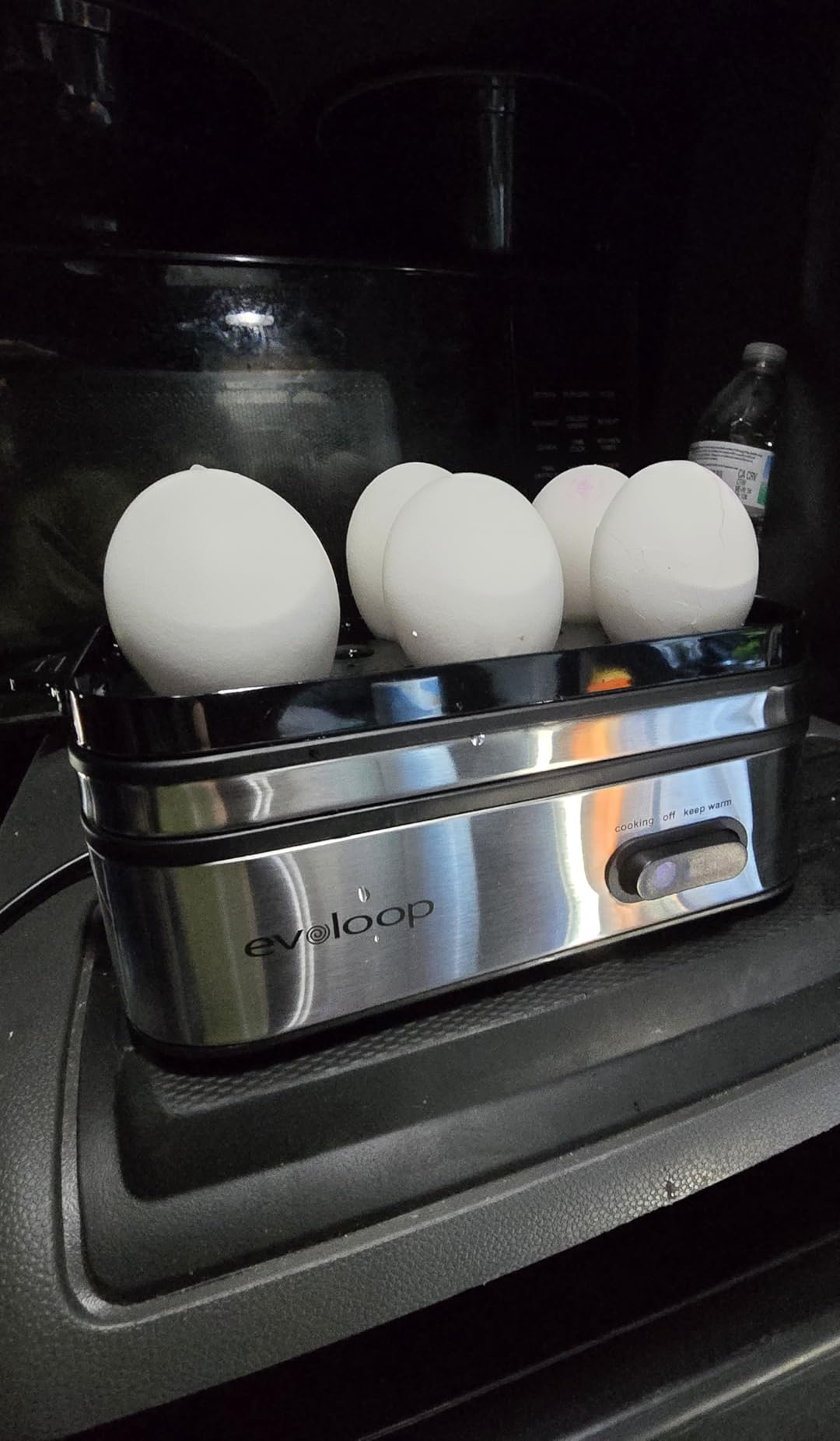 Evoloop Rapid Egg Cooker Electric 12 Eggs Capacity, Soft, Medium, Hard Boiled, Poached, Omelet Maker Egg Poacher & Vegetable Steamer, BPA Free Tray customer photo 2