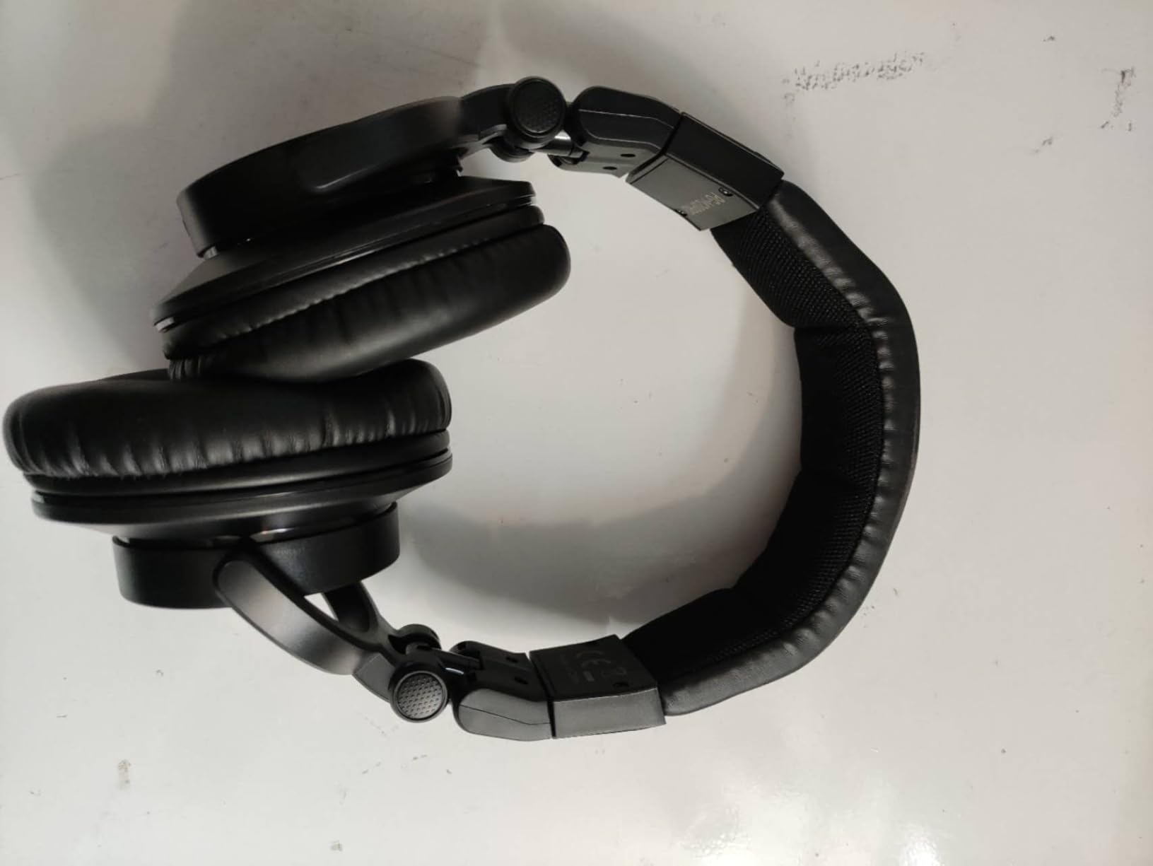 Wired DJ Over Ear Headphones: Studio Stereo Monitor Headphones | Professional 50mm Drivers 40kHz - 1/4 to 3.5mm Audio Jack for recording, podcasting, mixing and DJ,PC, Keyboard Guitar customer photo 2