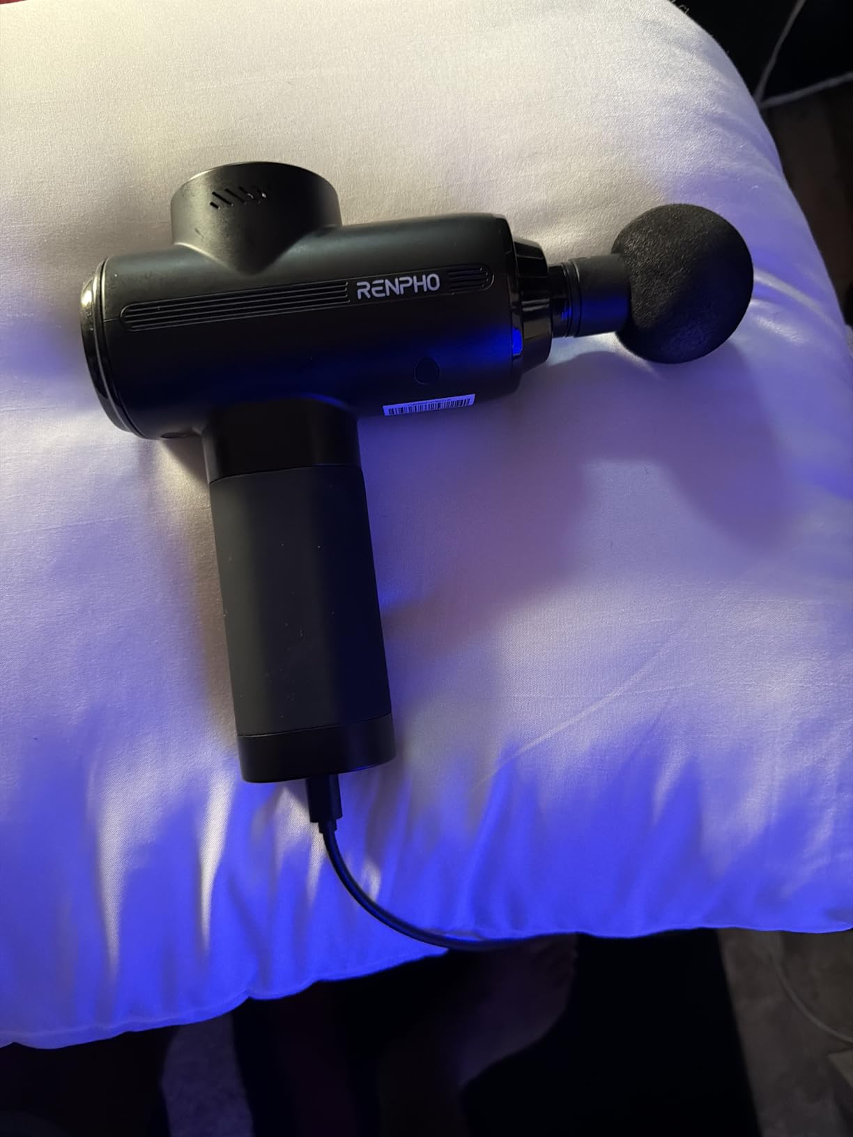 RENPHO Active Thermacool 2 Massage Gun with Intuitive Heat and Cold Control | VA Display Handheld Percussion 10mm Deep Tissue Massager for Neck Back Muscle, FSA Eligible Gift for Men, Athletes, Women HSA customer photo 1