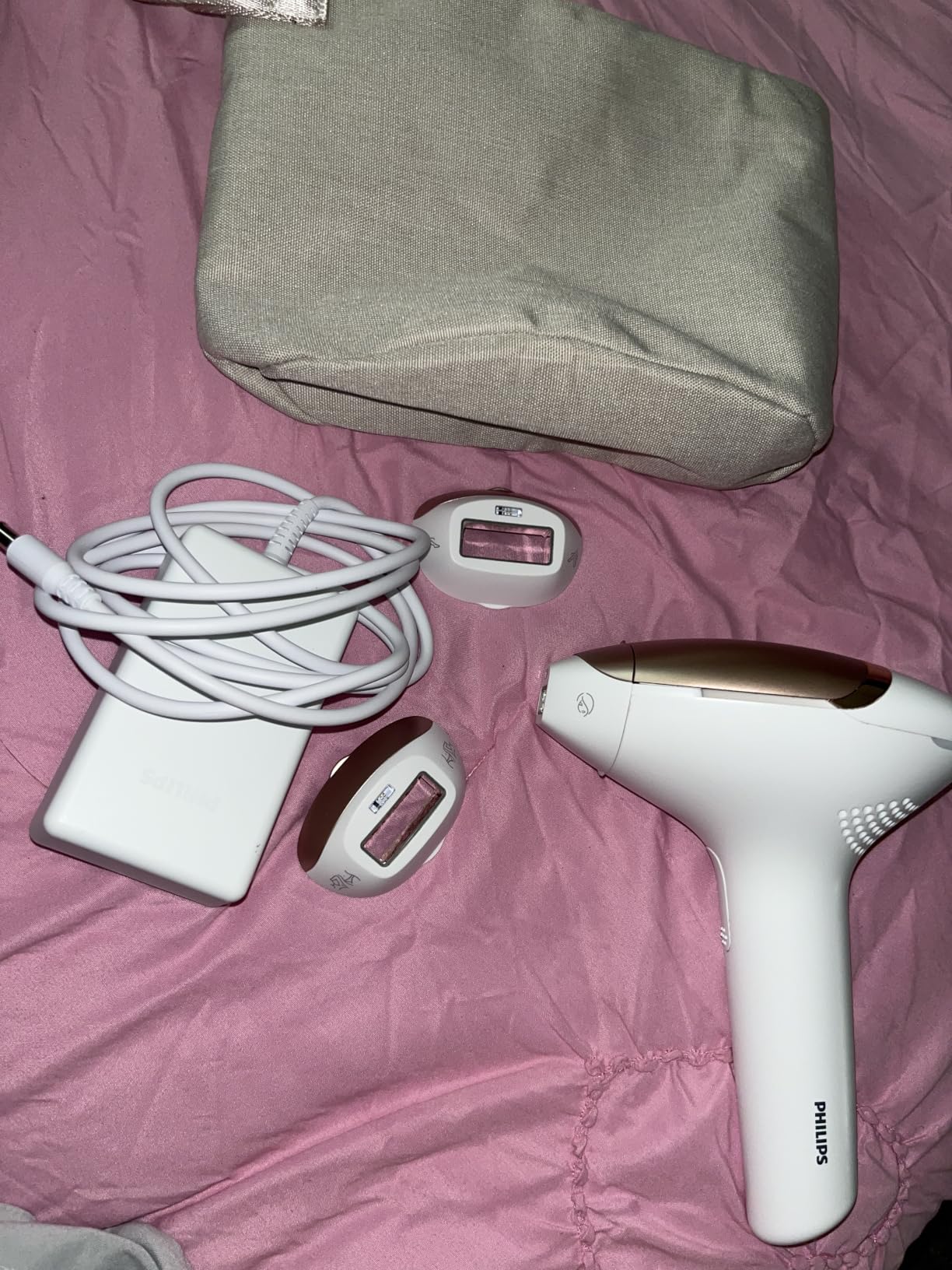 Philips Lumea IPL - Salon-Like Laser Hair Removal for Women, Permanent Hair Reduction Device At Home for Face & Body - Safe & Painless for Face, Bikini, Body, 5 Settings & Skin Sensors, BRI937/03 customer photo 1