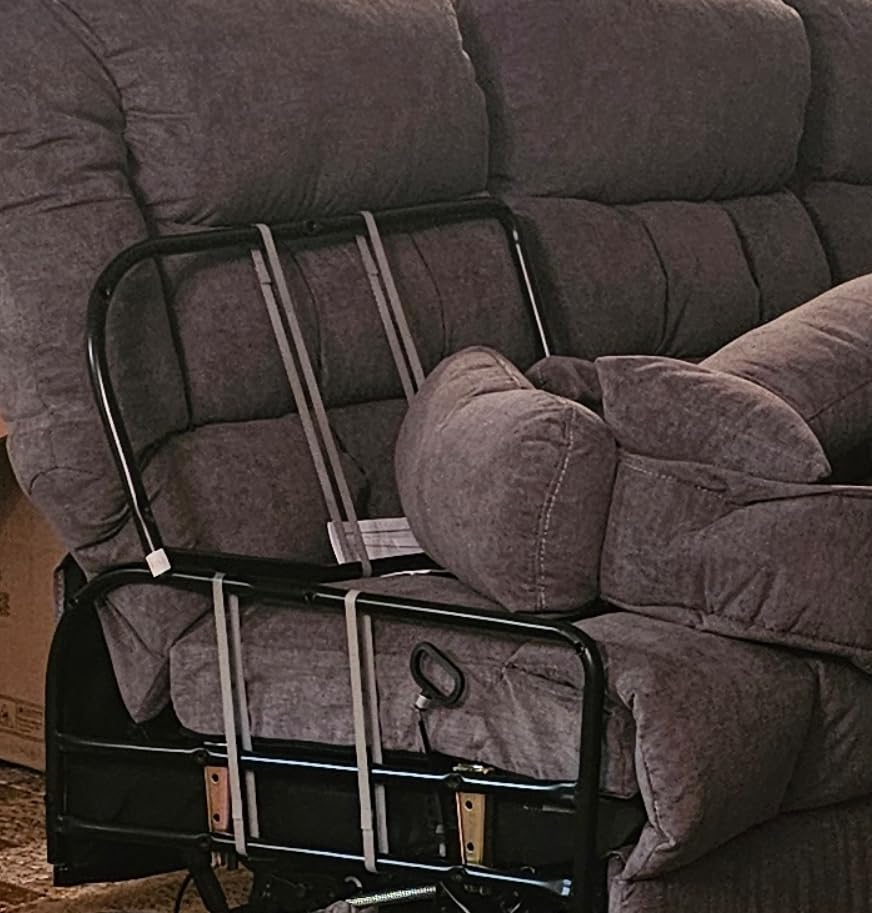 MAHOMICO Recliner Sofa with Cup Holders for Living Room 3 Seat Manual Oversized Recliner Chair with Ergonomic, Side Pocket for Adult customer photo 1