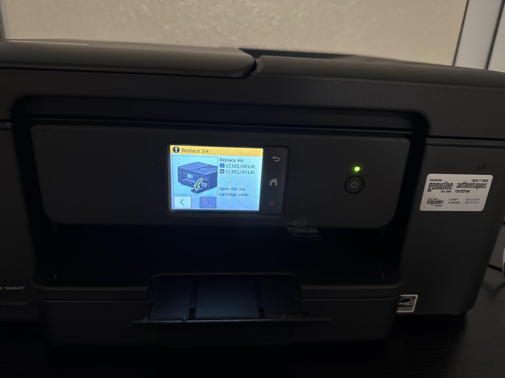 Brother Work Smart 1410 Wireless Color Inkjet All-in-One Printer with 2.7