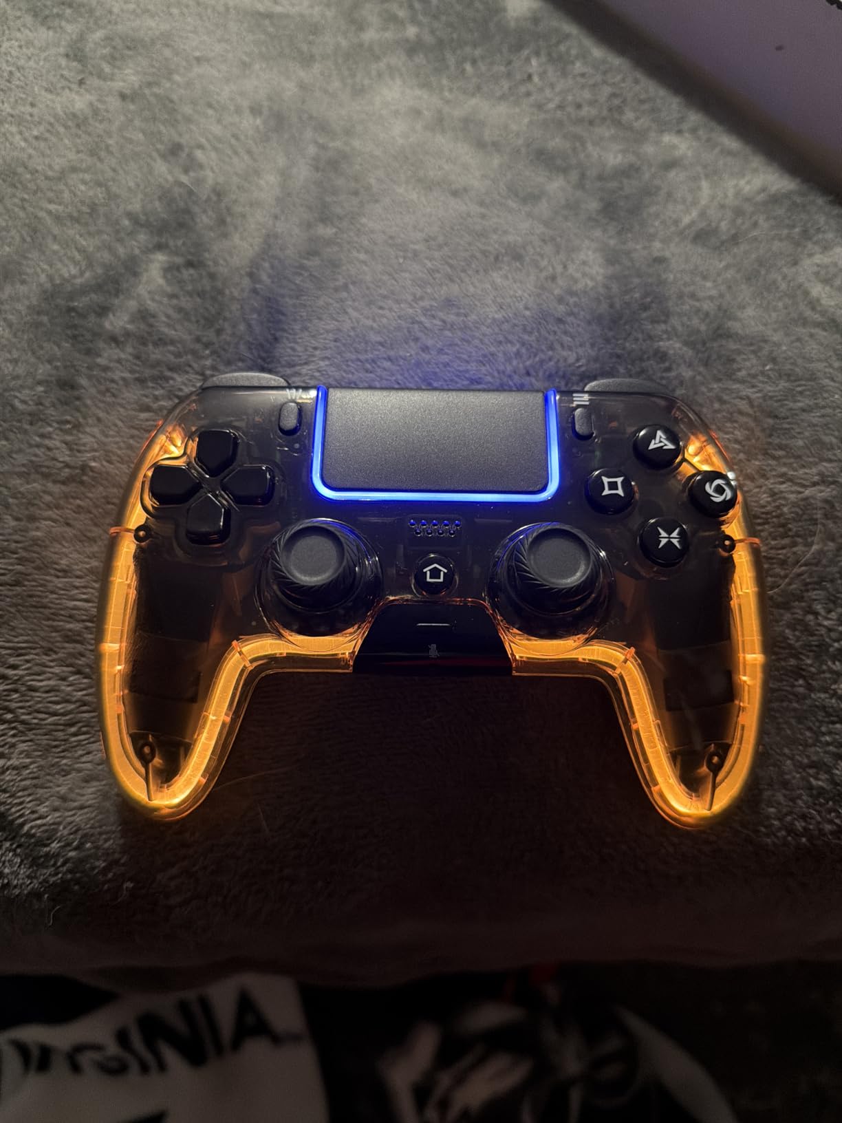 BETMI Wireless Controller for PS5, Pro/Slim/MAC/Steam Deck/PC - Hall Effect Joystick, Dual Vibration/Macro/Turbo, 3.5mm Jack, 6-Axis, Mute Key, LED Gamepad customer photo 2
