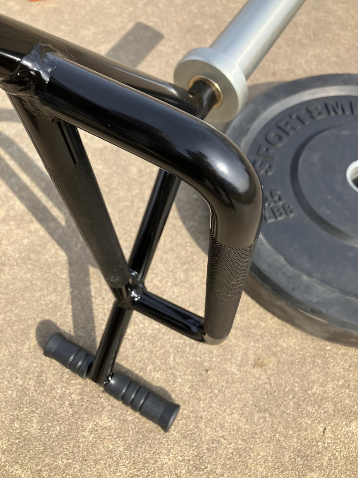Bells of Steel Trap Bar, Open Ended Hex Bar Deadlift & Olympic Trapbar for Weight Lifting, Heavy Duty Hexagonal Dead Lift Bar with Rotating Sleeves, Built-in Jack, 700lb, for Commercial & Home Gym customer photo 2
