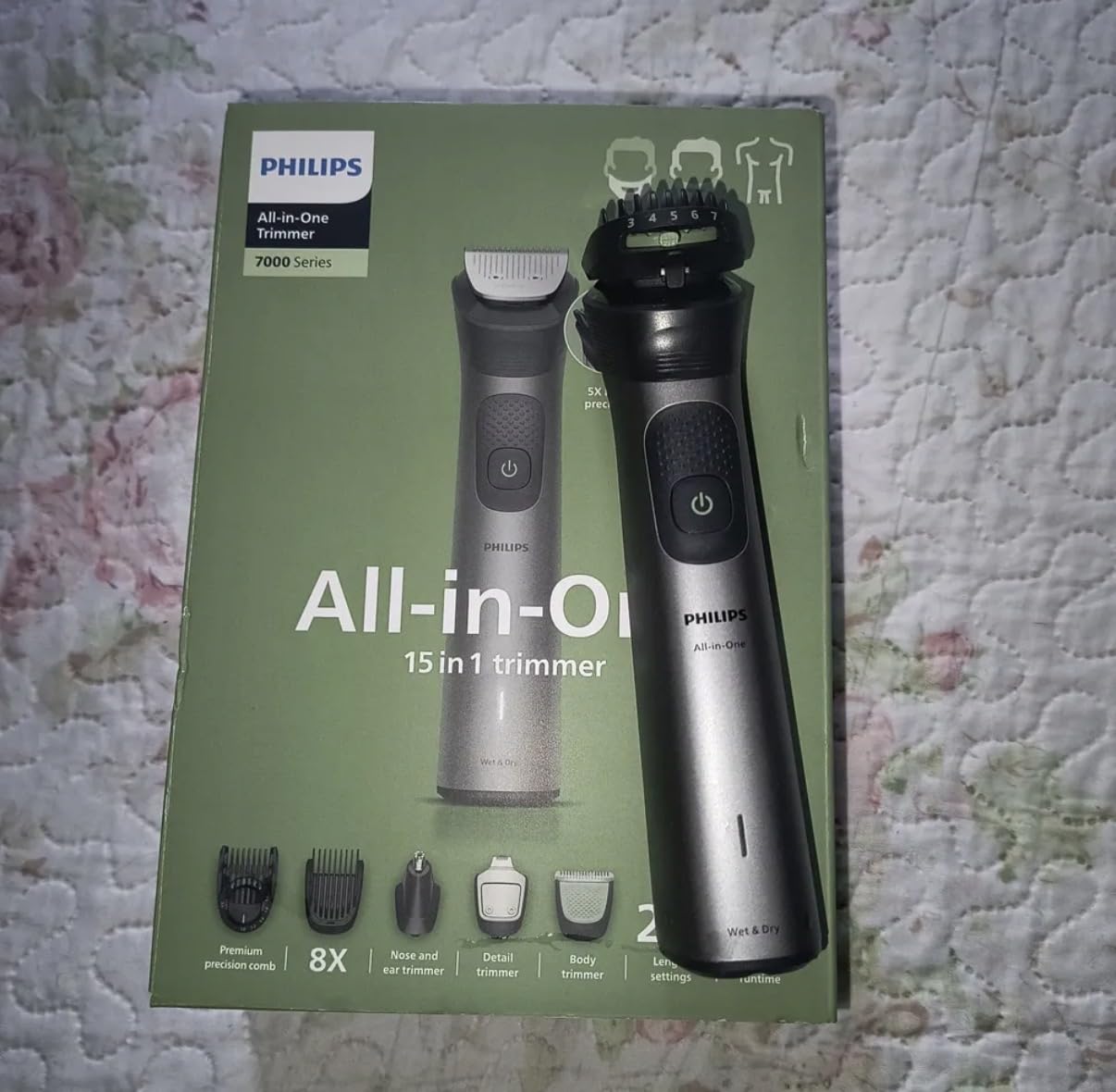 Philips Norelco All-in-One 3000 Series 13 in 1 Trimmer, Beard Styler & Men's Hair Clipper, 9 Length Settings & Self-Sharpening Skin-Friendly Blades, MG3919/50 customer photo 2