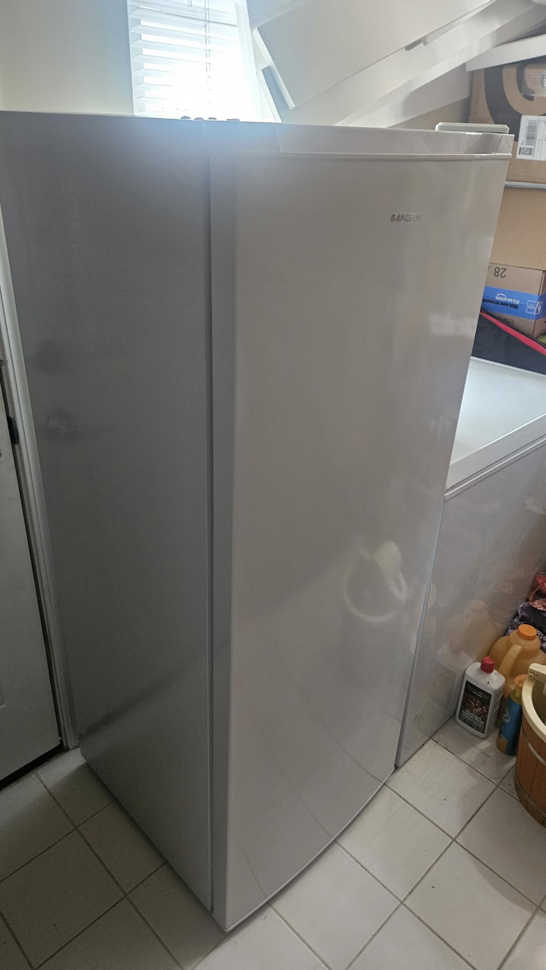7.0 Cu.ft Upright Freezer, Convertible Freezer/Refrigerator, Black | Stand Up Freezer with 5 Shelves & 3 Drawers, Reversible Door, Upright Freezer for Kitchen, Garage, Office customer photo 1