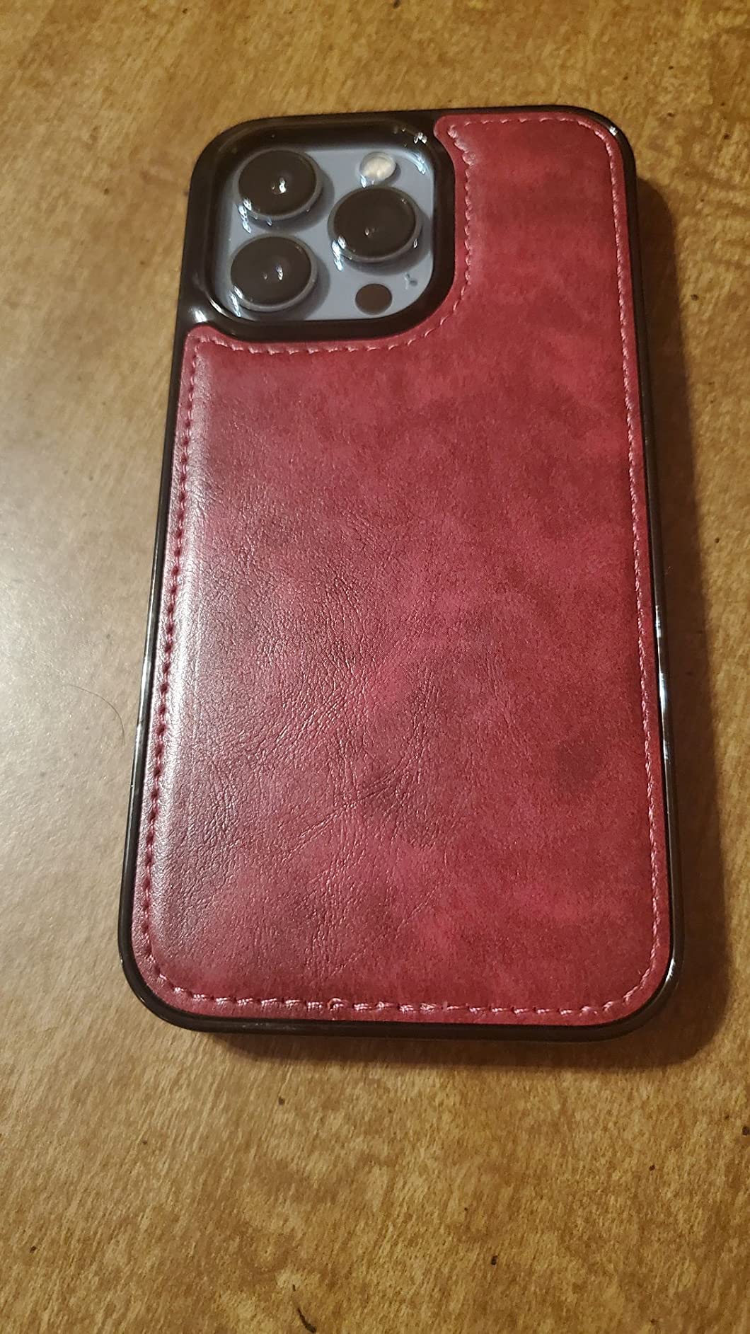 LOHASIC for iPhone 17 Case Leather, Slim Phone Case for Men, Retro Brown | Vegan Leather, Thin Slim-Fit Design, Business Elegant Style, Soft Non-Slip Grip, Shockproof Protective Cover for Men & Women customer photo 1