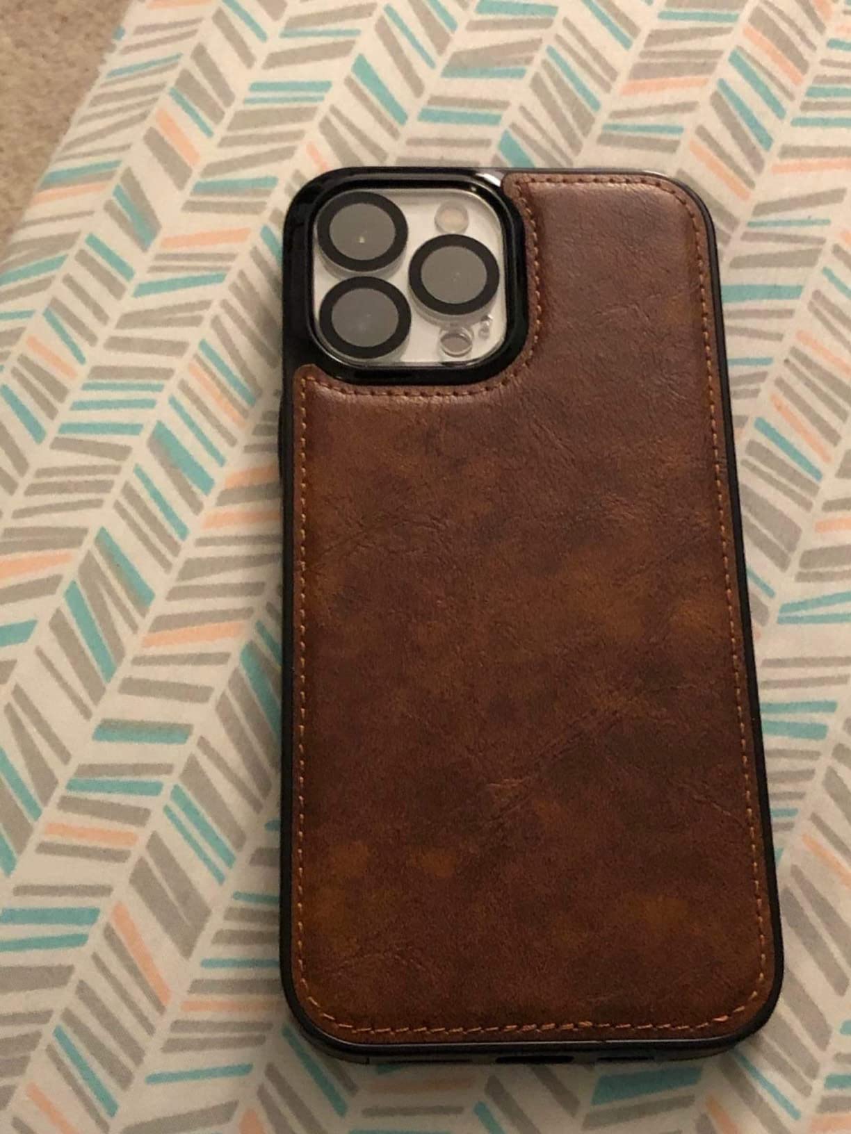 LOHASIC for iPhone 17 Case Leather, Slim Phone Case for Men, Retro Brown | Vegan Leather, Thin Slim-Fit Design, Business Elegant Style, Soft Non-Slip Grip, Shockproof Protective Cover for Men & Women customer photo 2