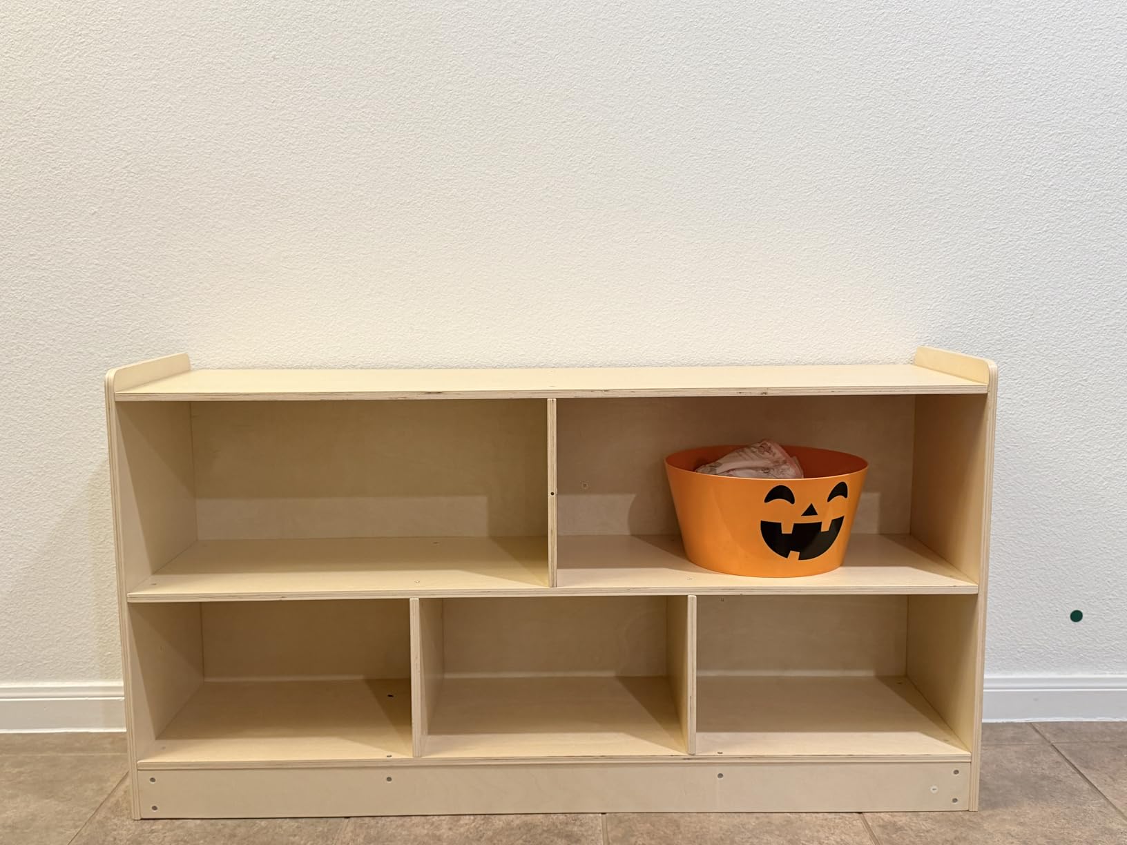 Montessori Book and Toy Shelf for Kids, 5-Section Organizer, Birch Plywood | Open Shelving with Customizable 5-Section Layout for Kids Room, Playroom, Classroom, Books, and Toys customer photo 2