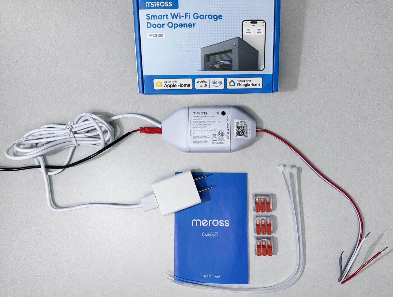 meross Smart Garage Door Opener Remote, Apple HomeKit Support, MSG150HK | Work with Google, Alexa, SmartThings and CarPlay, App and Voice Control, Auto Close, Easy to Install, Enhanced Compatibility customer photo 2