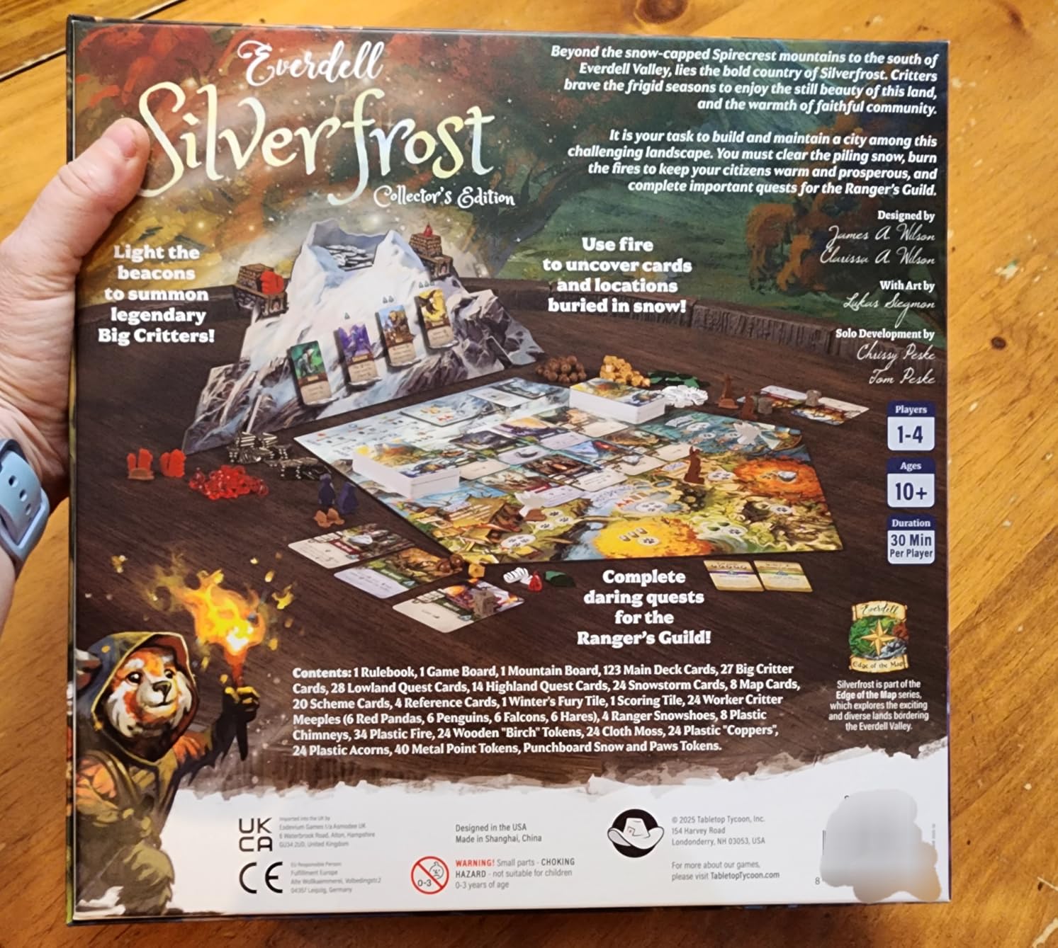 Everdell Silverfrost Collector's Edition Board Game - 1-4 Players | Explore frozen landscapes with Everdell Silverfrost and build your woodland city. customer photo 2