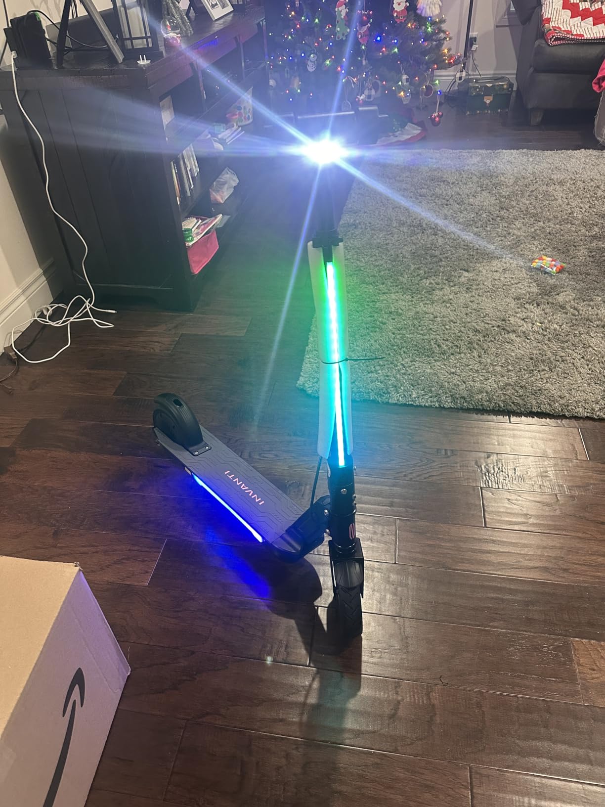 INVANTI KS03 Electric Scooter for Kids Ages 8+, 350W Peak Motor, Max 12mph & 10Miles, 7