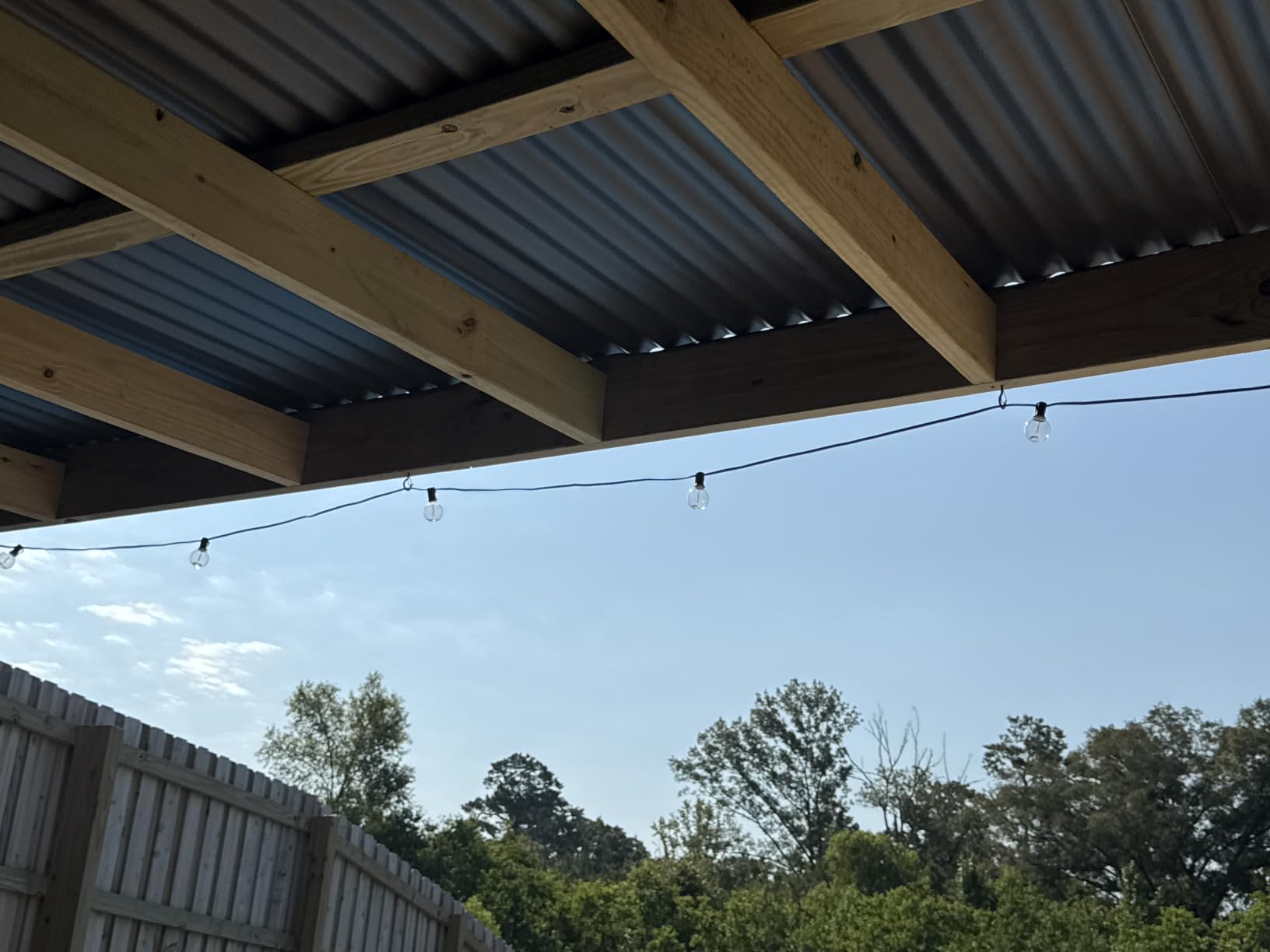 addlon Outdoor String Lights 100FT G40 with Remote 54 LED Shatterproof Bulb | Dimmable Patio Globe Lights Waterproof, Hanging Outside Lighting for Backyard, Garden, Deck, Balcony, Porch, Café, Decor customer photo 1