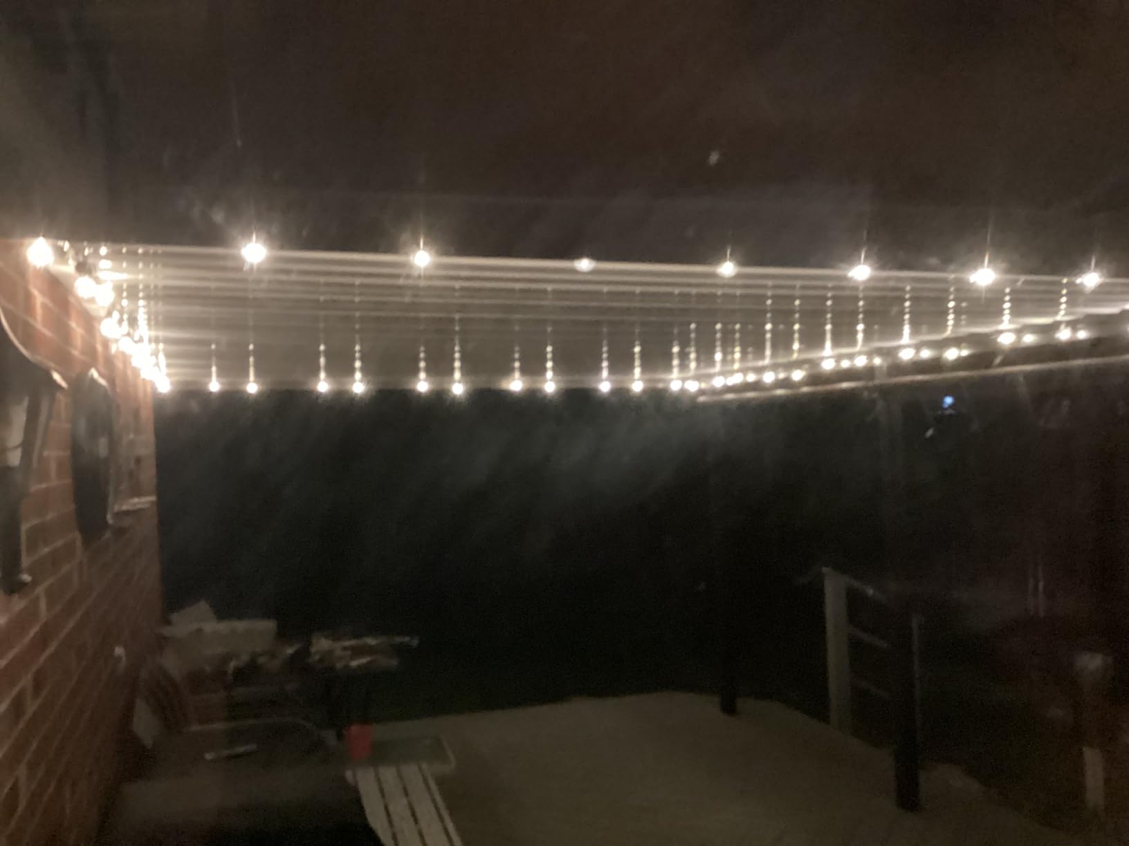 addlon Outdoor String Lights 100FT G40 with Remote 54 LED Shatterproof Bulb | Dimmable Patio Globe Lights Waterproof, Hanging Outside Lighting for Backyard, Garden, Deck, Balcony, Porch, Café, Decor customer photo 2