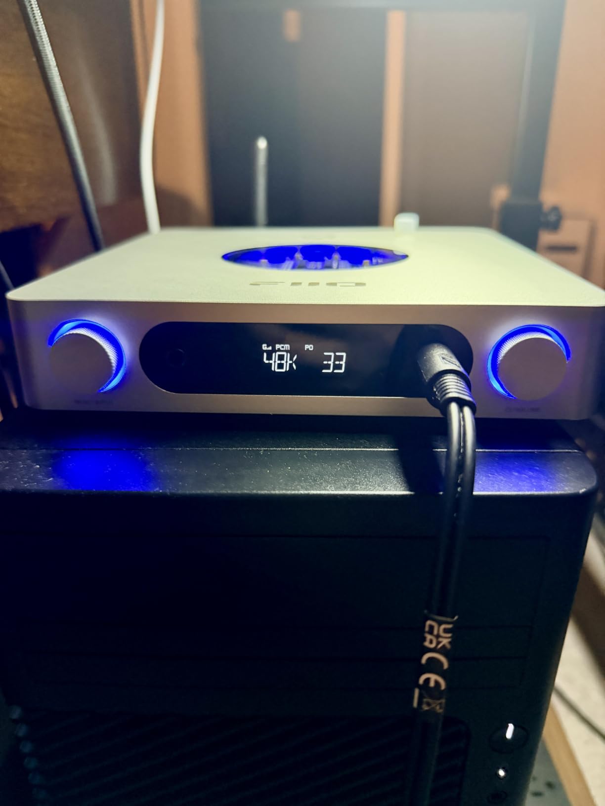 FiiO K13 R2R Desktop DAC & Headphone Amp, High-Fidelity 24Bit R2R DAC, Powerful 2400mW Output, LDAC Bluetooth Streaming, Dual Power Supply, 10-Band PEQ, Balanced XLR & RCA Audio Output (Black) customer photo 1
