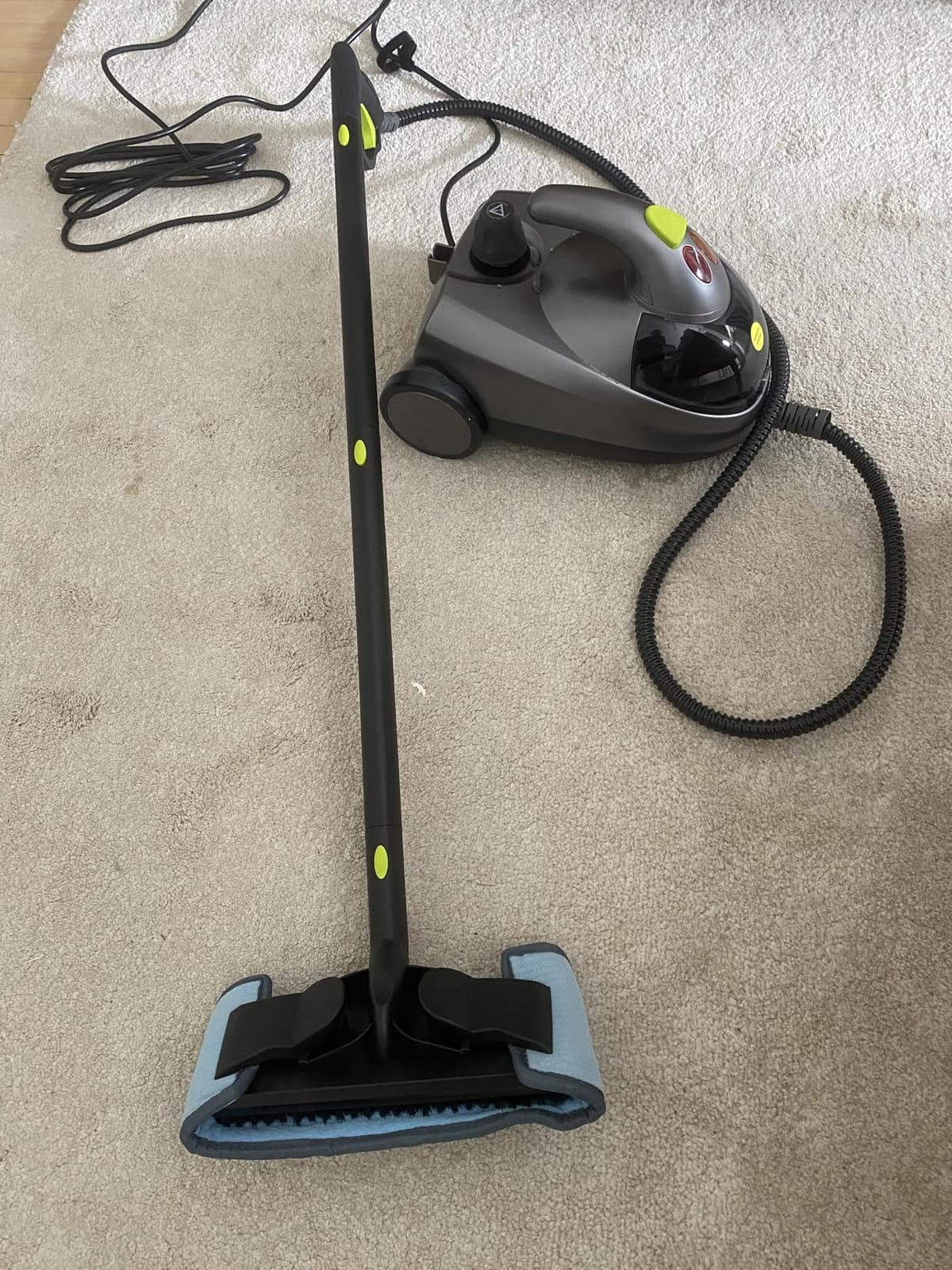 Heavy-Duty Steam Cleaner for Home, 1500W High Pressure | Multipurpose Steamer for Cleaning with 22 Accessories for Tile, Grout, Hardwood Floors, Bathroom, Kitchen & Car Detailing customer photo 1