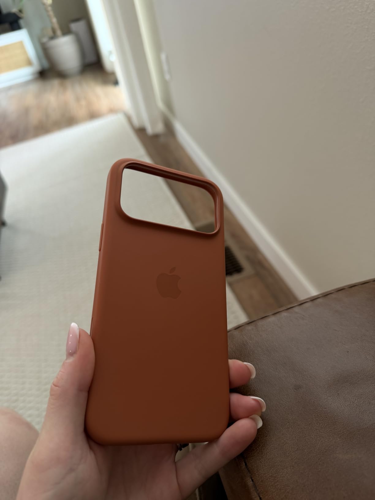 Apple iPhone 17 Pro Silicone Case with MagSafe and Camera Control: Lightweight Phone Case, Wireless Charging Compatible, Smooth Matte Finish, Midnight customer photo 1