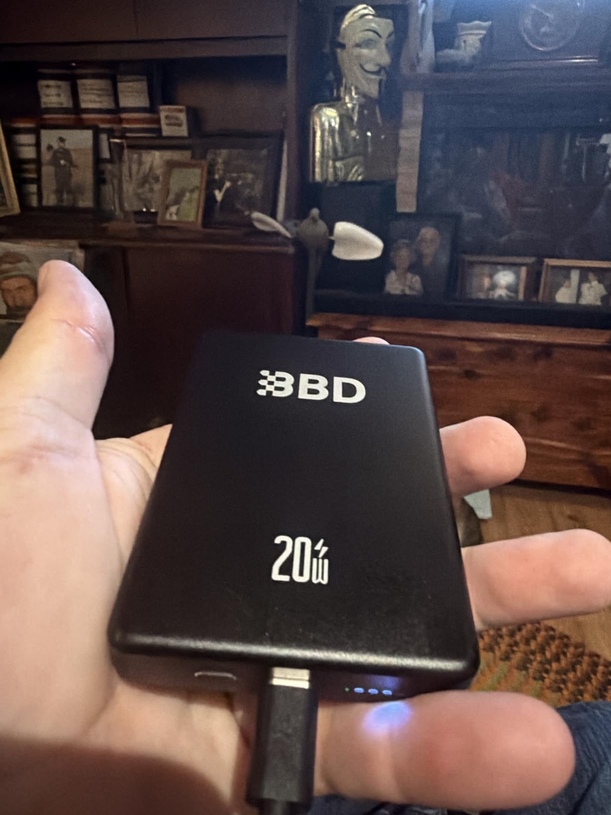 BBD Magsafe Portable Charger, 12000mAh Wireless Power Bank with USB-C Cable, Magnetic Power Bank Fast Charging PD 20W, Travel essential Slim Magsafe Battery Pack for iphone 17/16/15/14/13/12 Series 1Pack customer photo 2