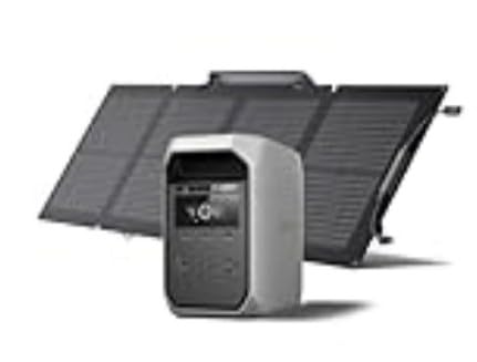 EF ECOFLOW Solar Generator Delta 3 Classic with 110W Solar Panel, 1024Wh | 1800W AC (3600W Surge)/100W USB-C Output, LFP Battery Portable Power Station, 10ms UPS, 1 Hr Fast Charge for Home, Camping & RV customer photo 2