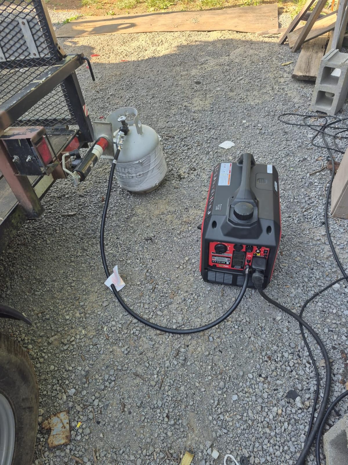 PowerSmart 3800 Watt Dual Fuel Inverter Generator for Camping or Home Use | CO Protect, Long Runtime customer photo 2