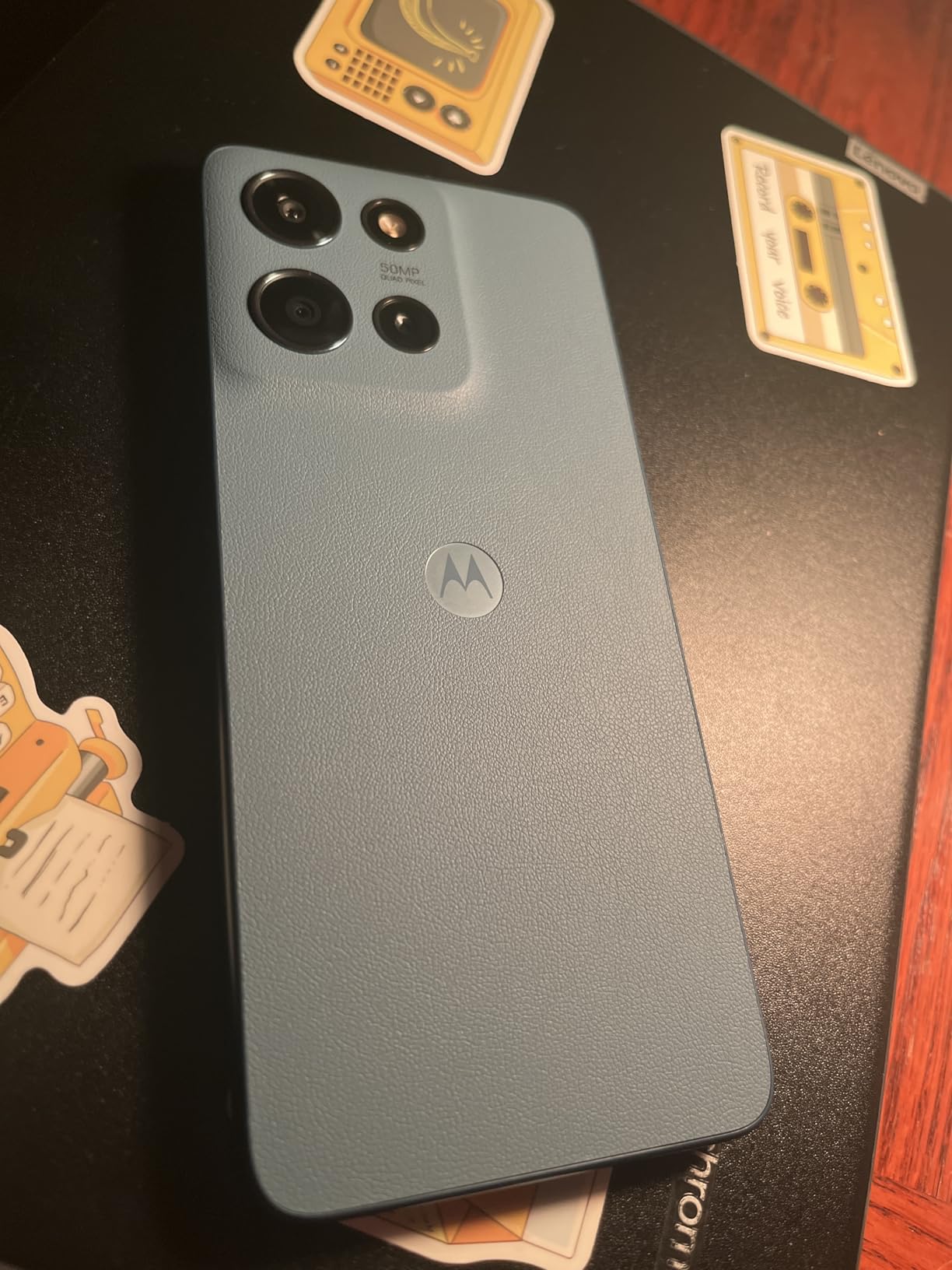 Tracfone Motorola Moto G 2025, 64GB, Saphire Blue (Locked to Tracfone) | Prepaid Smartphone- 6.6