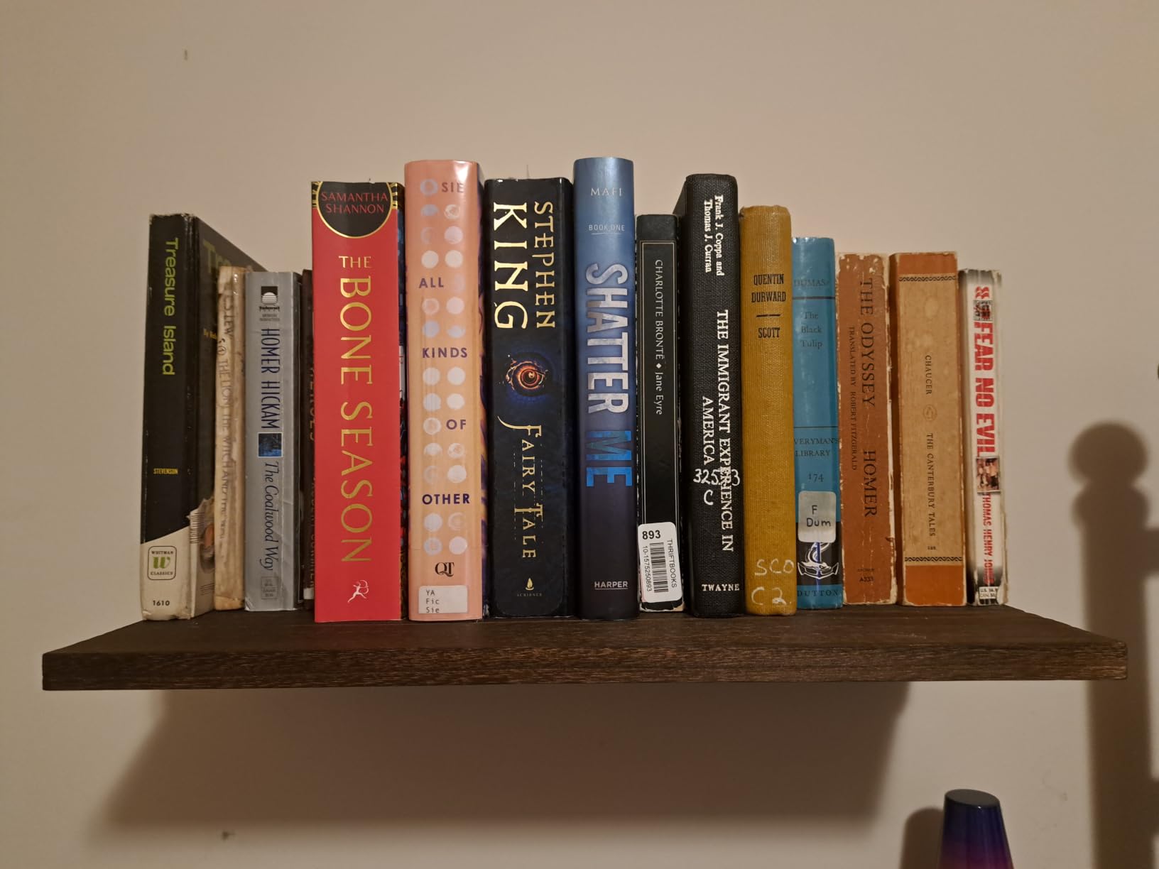 Harwaya Floating Book Shelves for Wall Set of 3, 17 x 8 Inch Deep Wooden Wall Bookshelf for Bedroom Office, Rustic Wood Hanging Wall Shelves for Living Room Kitchen (Dark Brown) customer photo 1