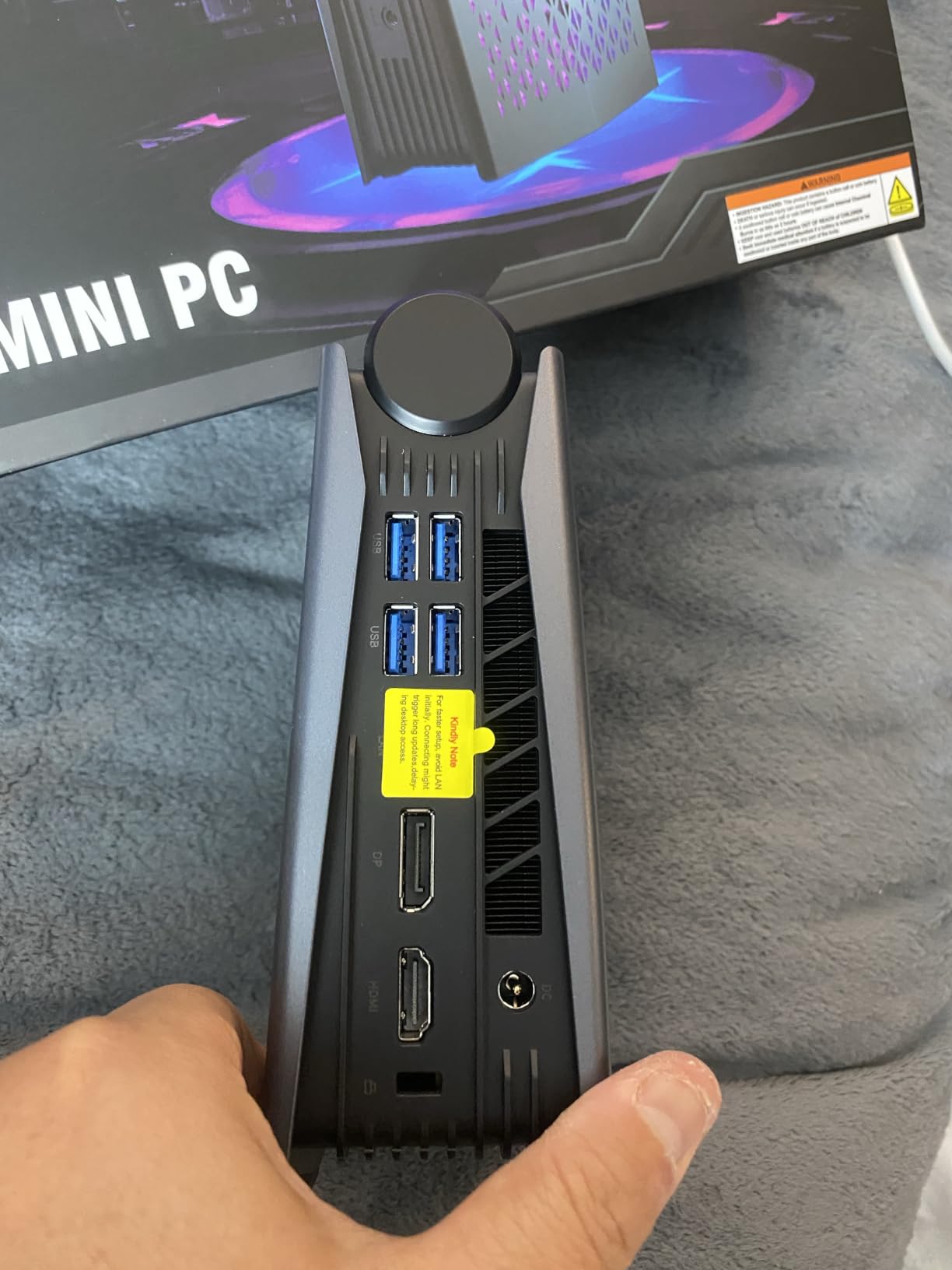 ACEMAGICIAN S3A Mini PC, Ryzen 7 H 255 (Up to 4.9GHz, 8C/16T), Radeon 780M Graphics, 16GB LPDDR5 RAM, 512GB PCIe4.0 SSD, Mini Desktop Computer for Content Creation, Programming, Gaming & Home Office customer photo 2