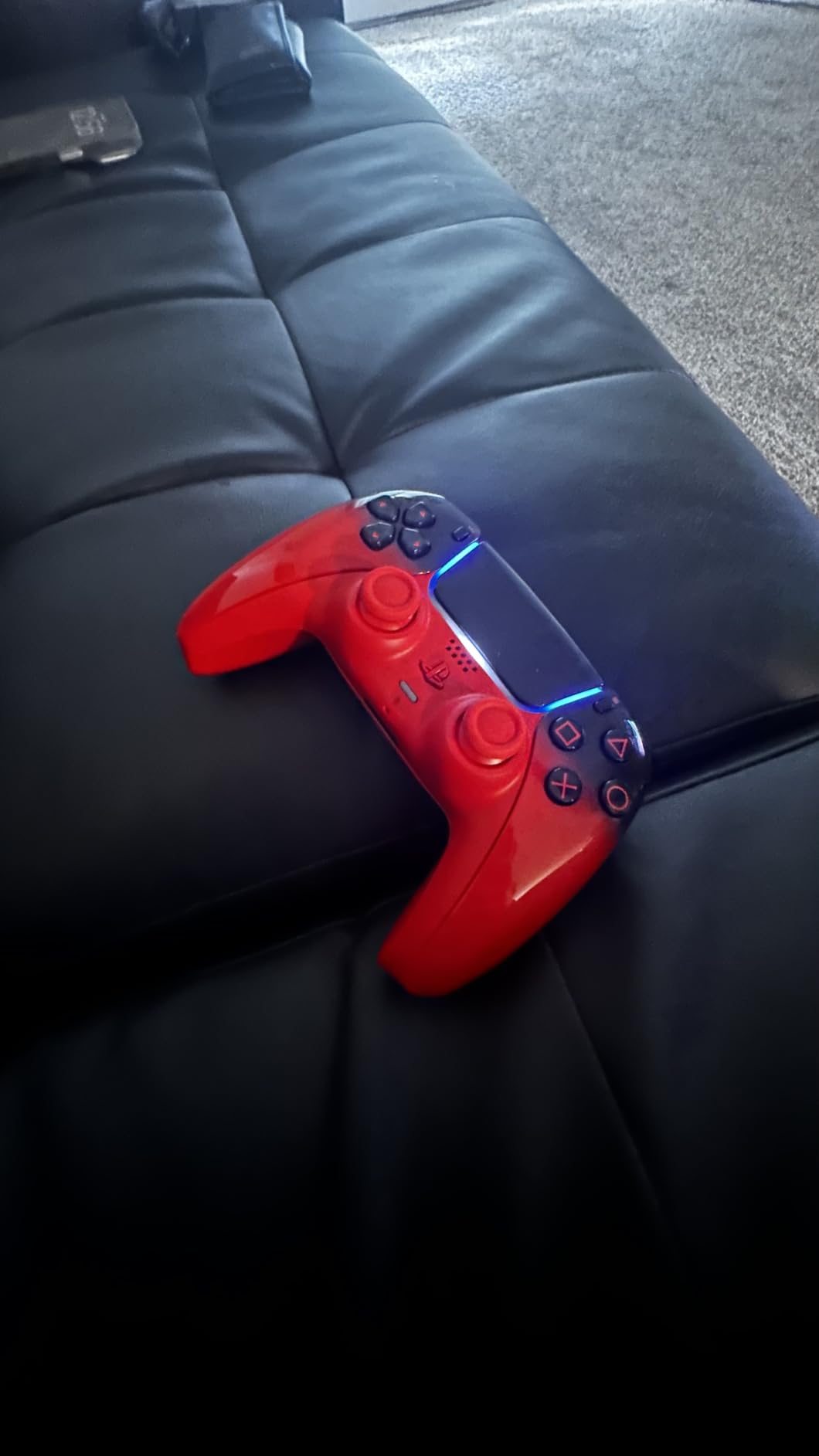PlayStation DualSense Wireless Controller - Cosmic Red - for PS5, PC, MAC & Mobile customer photo 1