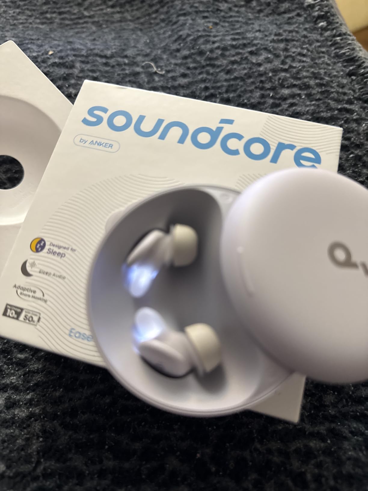 Soundcore Sleep A30 Special by Anker, Sleep Earbuds | Noise Reduction, Adaptive Snore Masking, Ultra Comfort for Side Sleepers, Vast Sleep Audio, 8-10H Playtime, Sleep Headphones customer photo 2