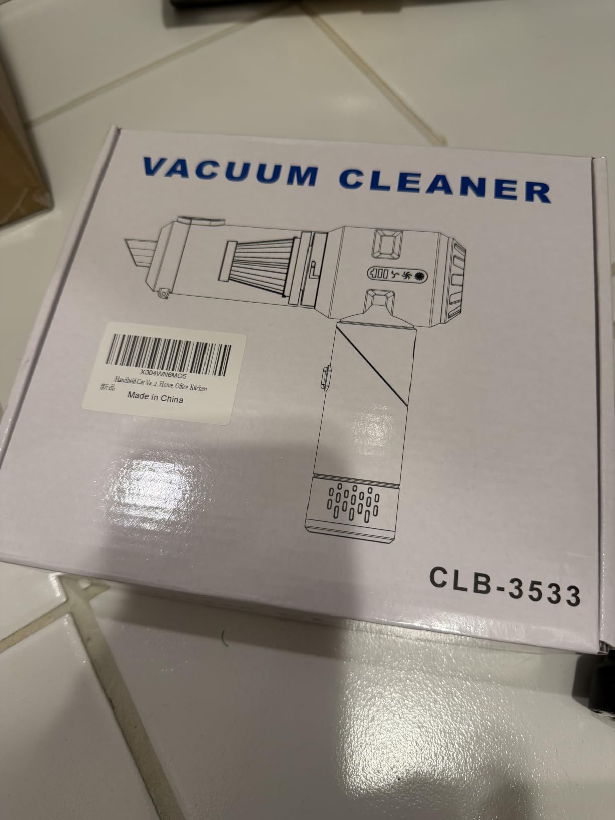 Wansimoo Handheld Car Vacuum Cleaner, 25000PA Strong Cyclonic Suction Foldable Mini Vacuum Portable Cordless with Digital Display and One Touch Dust Removal for Car, Home, Office, Kitchen customer photo 2