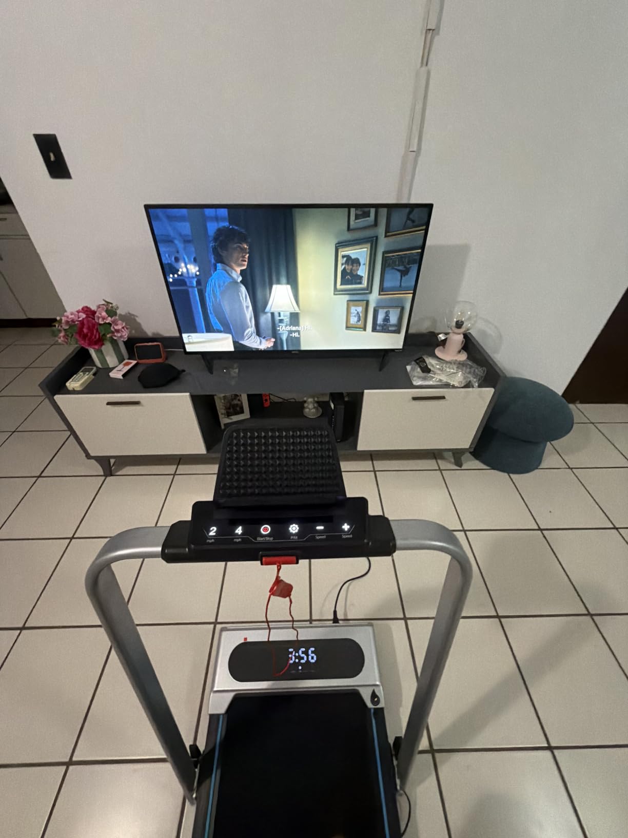 5 in 1 Foldable Treadmill, 7.5 MPH Treadmills for Home with App Compatible, Treadmill with 10% Incline, 3.0HP Brushless Drive, Remote Control and LED Display, 12 HIIT Programs, 400 LBS Capacity customer photo 2