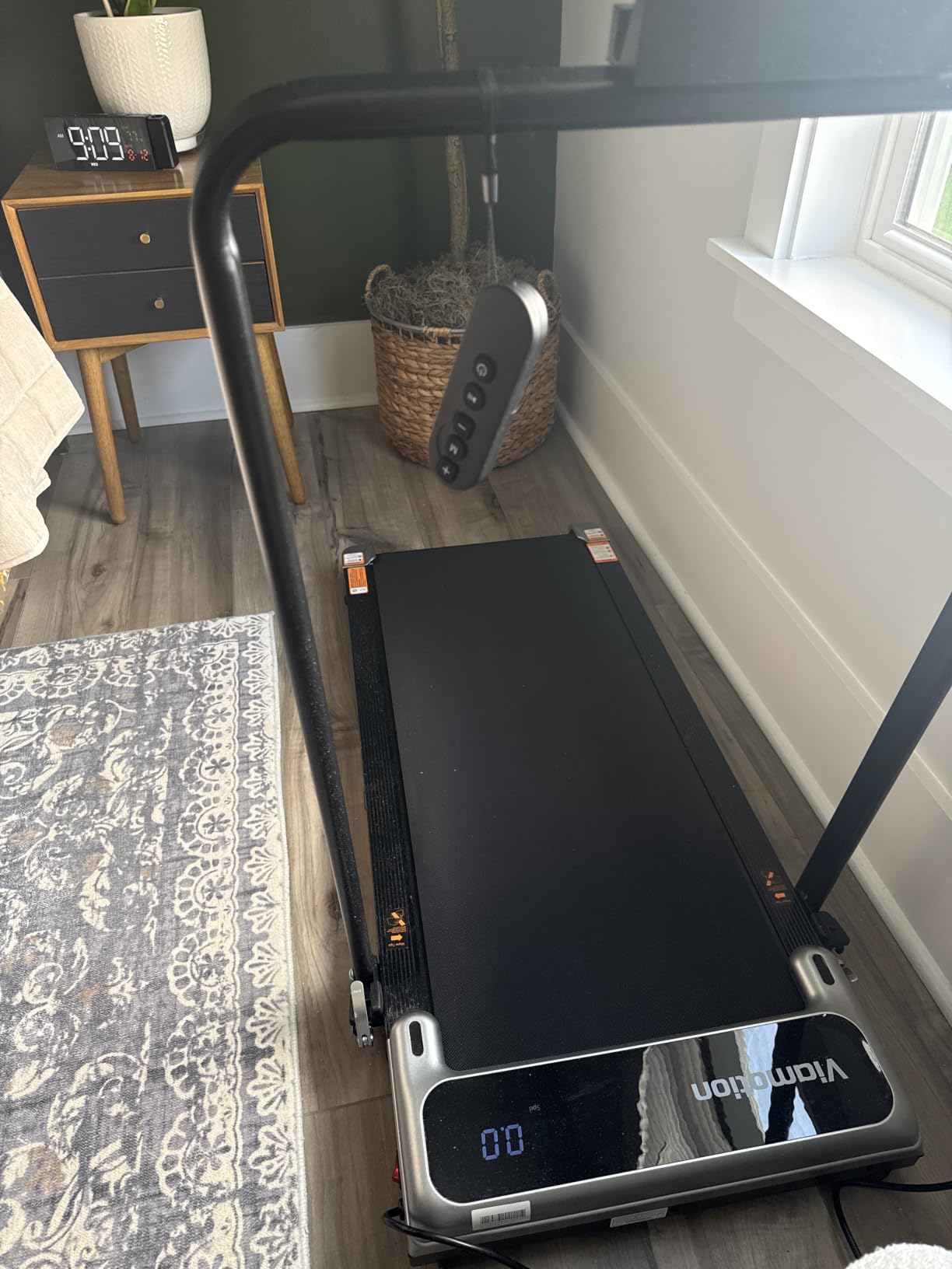 Walking Pad Treadmill for Home, Walking Pad with Incline and Handle Bar | Sturdy Foldable Handles Walking Pad with LED Display, Portable Quiet Under Desk Treadmills for small space at home office customer photo 2