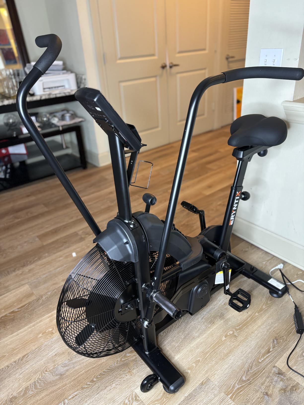 Dual Resistance Air Bike, Magnetic & Air Fan Bike with APP Connection, ISCC PLUS Certified, Dual-Action Handlebars (350LBS Capacity) customer photo 1