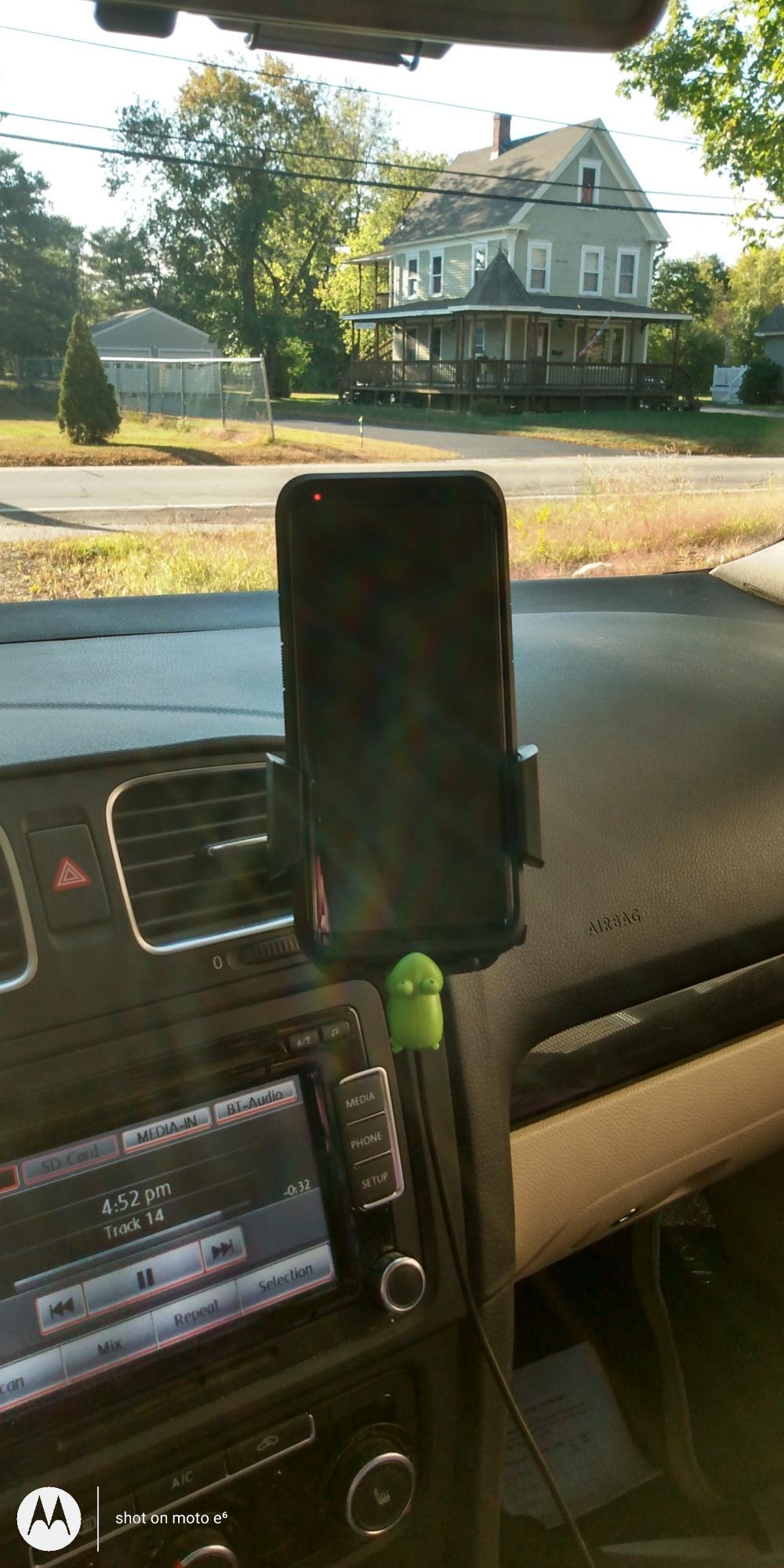 Miracase for MagSafe Car Mount [3600gf Strong Magnet & 89+LBS Suction Base] Vacuum Magnetic Phone Holders for Your Car, 360° Adjustable Dashboard & Windshield Mount with Dash Accents for All Smartphones customer photo 1
