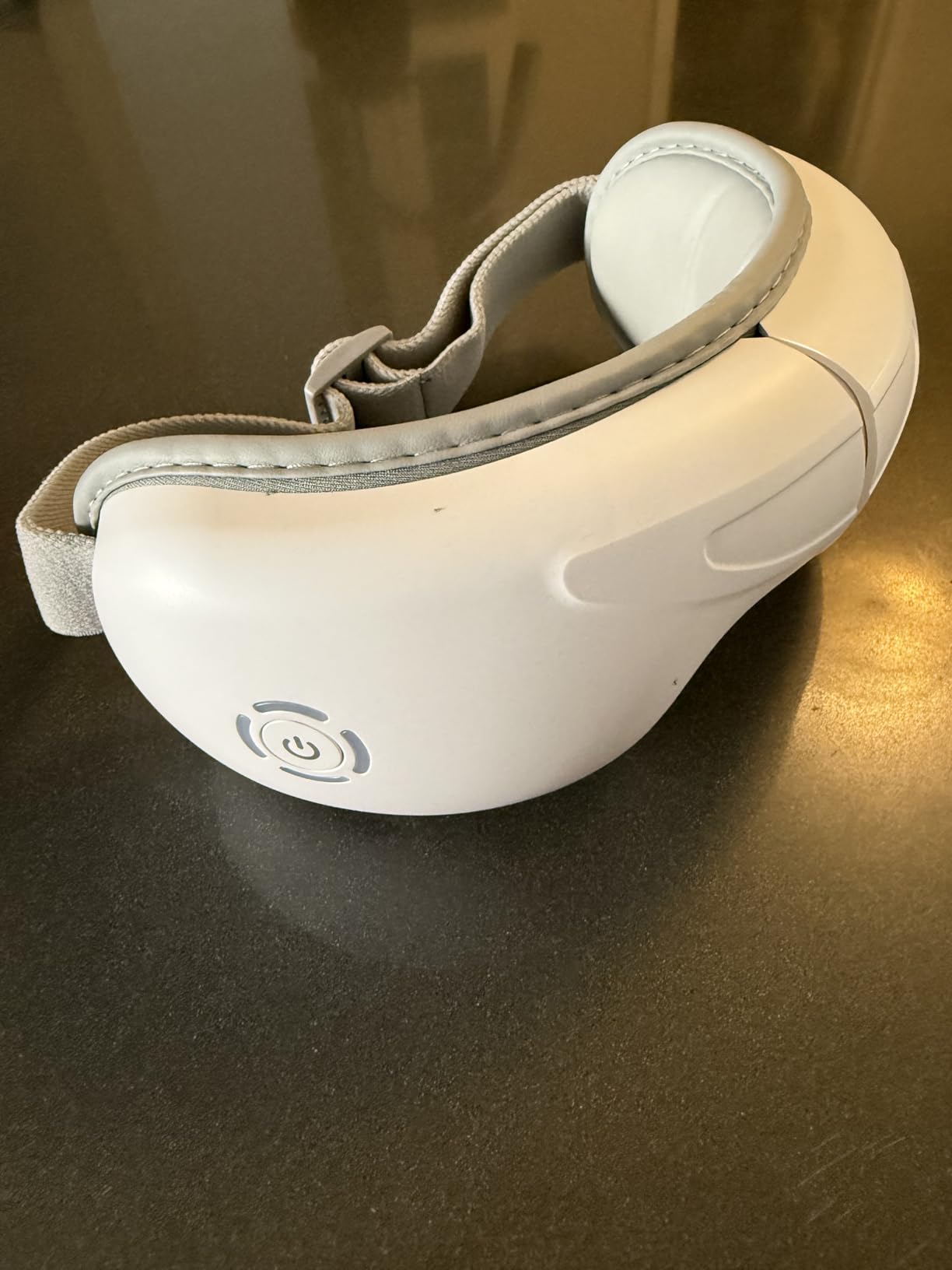 STRIDEFLOW Eye Massager with Heat, Migraine Mask & Headache Relief, FSA Eligible/HSA Eligible, Dry Eye Relief, GENTLE Warmth & LIGHT Compression, Cooling Gel Eye Mask, Foldable Rechargeable customer photo 1
