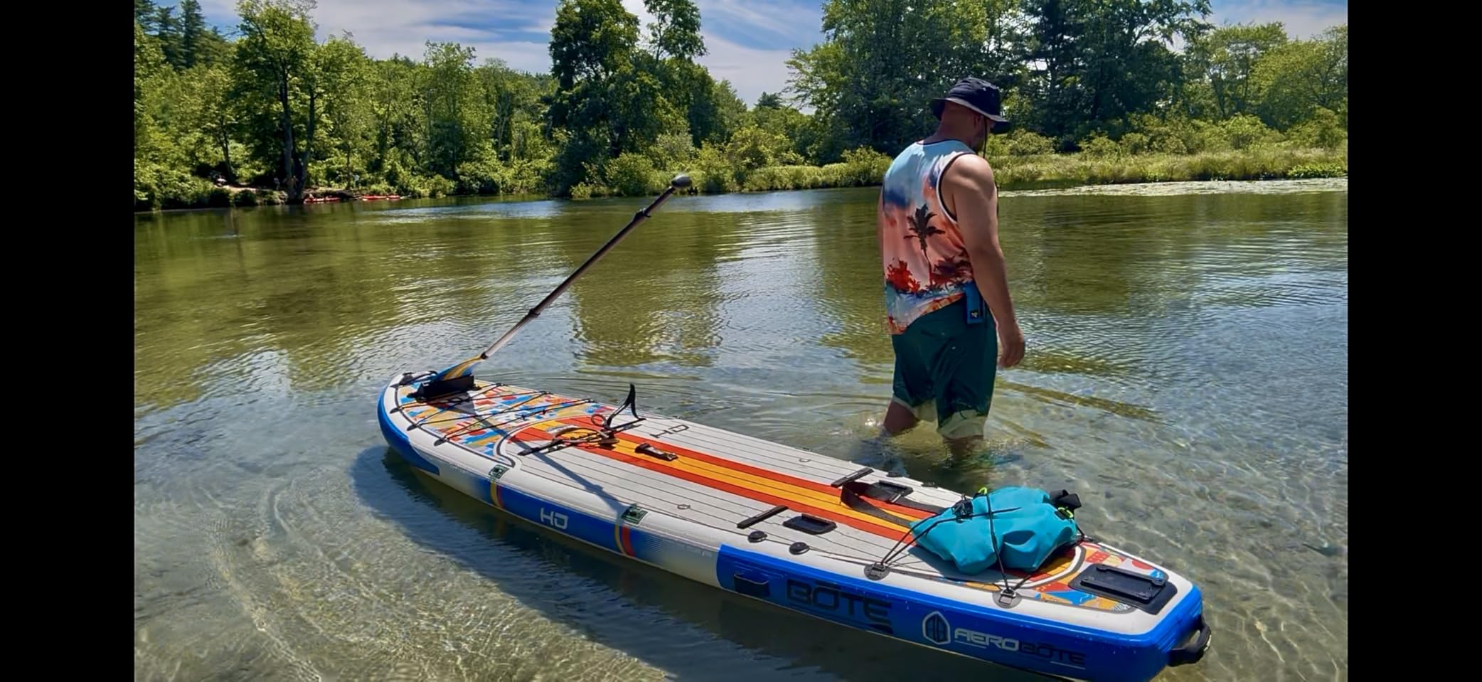 BOTE HD Aero Inflatable Stand Up Paddle Board All Around SUP for Adults Lightweight AeroBOTE Construction Stable and Durable Inflatable Paddleboard MAGNEPOD Duo and Rac Compatible Fishing SUP customer photo 1