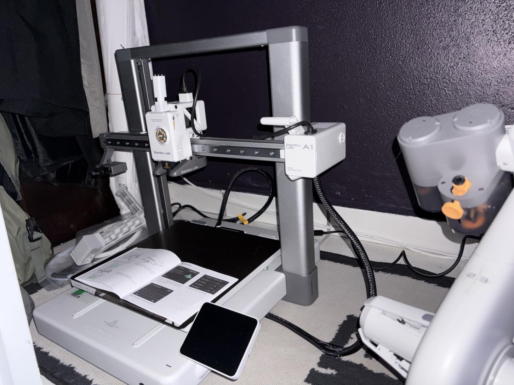 Bambu Lab A1 Combo + LED Lamp Kit, Multi-Color 3D Printing (with AMS lite) | Beginner-Friendly Ecosystem with MakerWorld Model Library, Multi-Color 3D Printing, High Speed & Precision, Ready to Use, Quiet customer photo 2