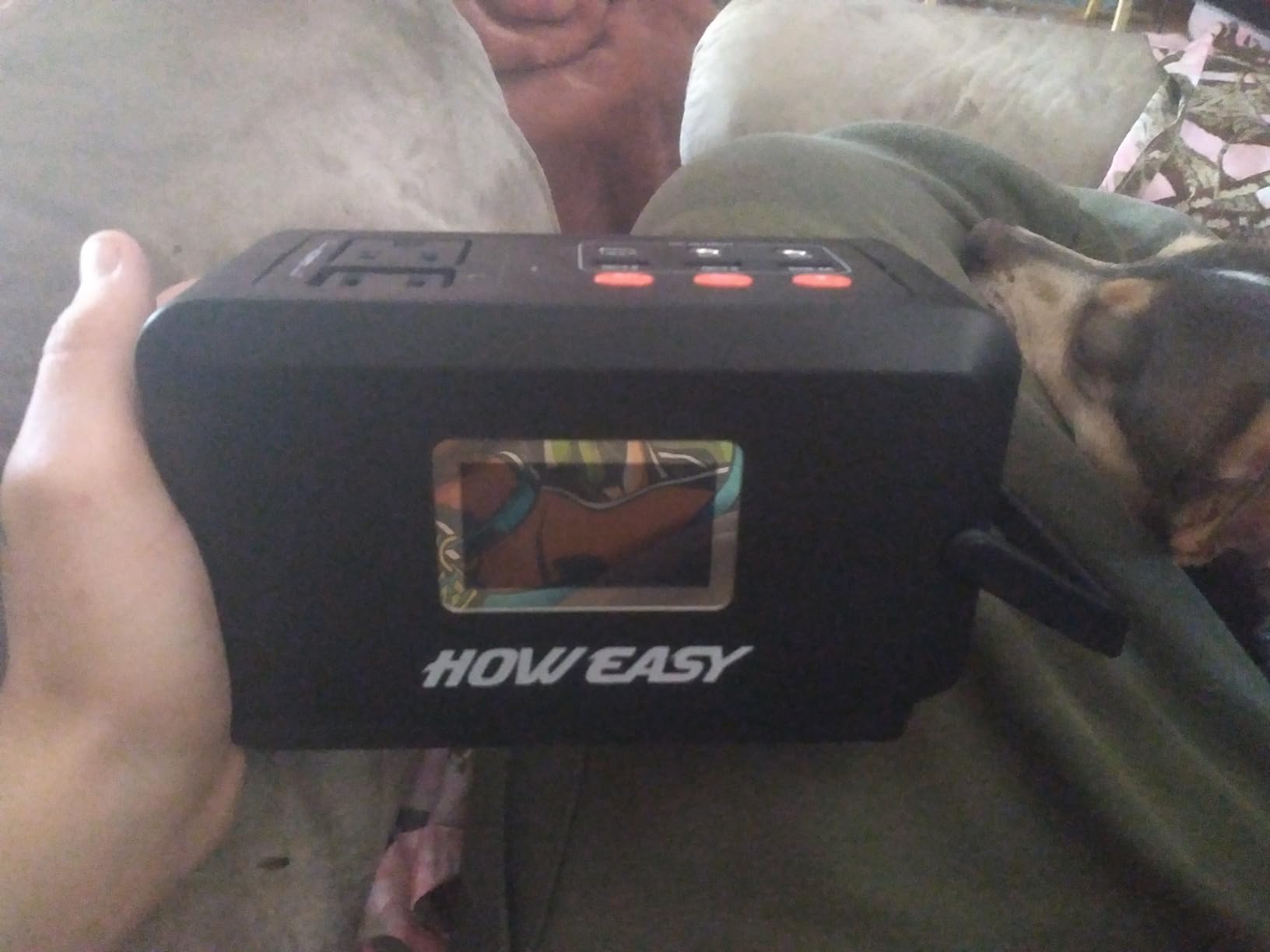 HOWEASY Portable Power Station 300W, 222Wh Solar Generator | Foldable 60W Solar Panel, Fast Charging Power Bank with AC Outlet 110V for Outages, Camping, RV, Emergencies customer photo 1