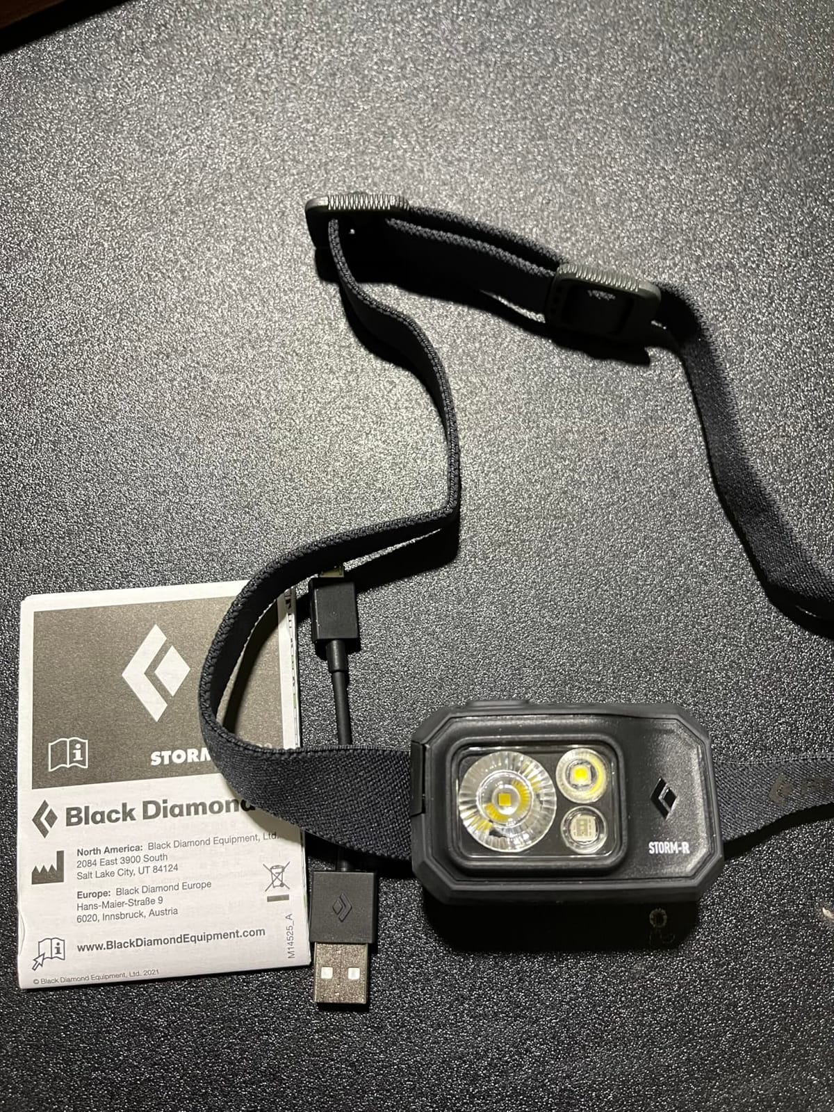 BLACK DIAMOND Storm 500-R Headlamp, Rechargeable, Dimmable, 500 Lumens with Red Night Vision and RGB Night Vision for Route Finding customer photo 2
