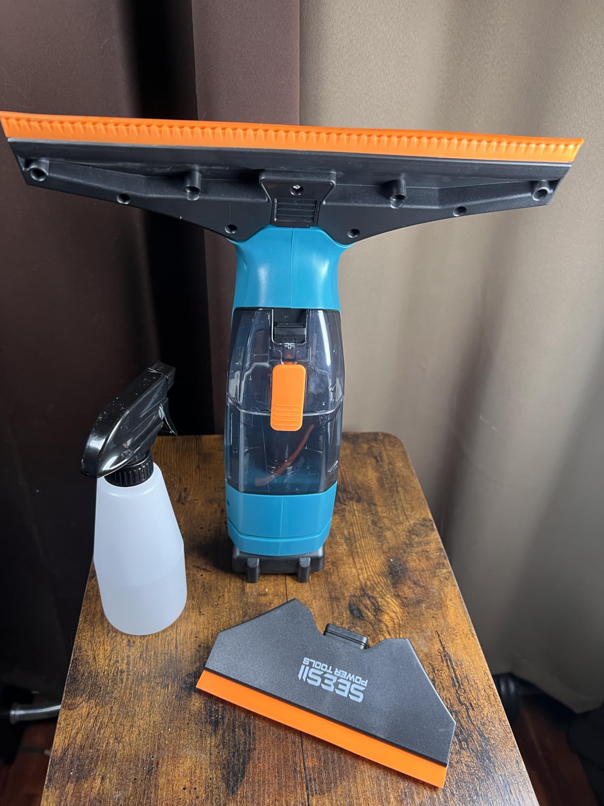 SEESII Cordless Window Vacuum Squeegee Streak-Free for Mirrors Glass Tiles | 11