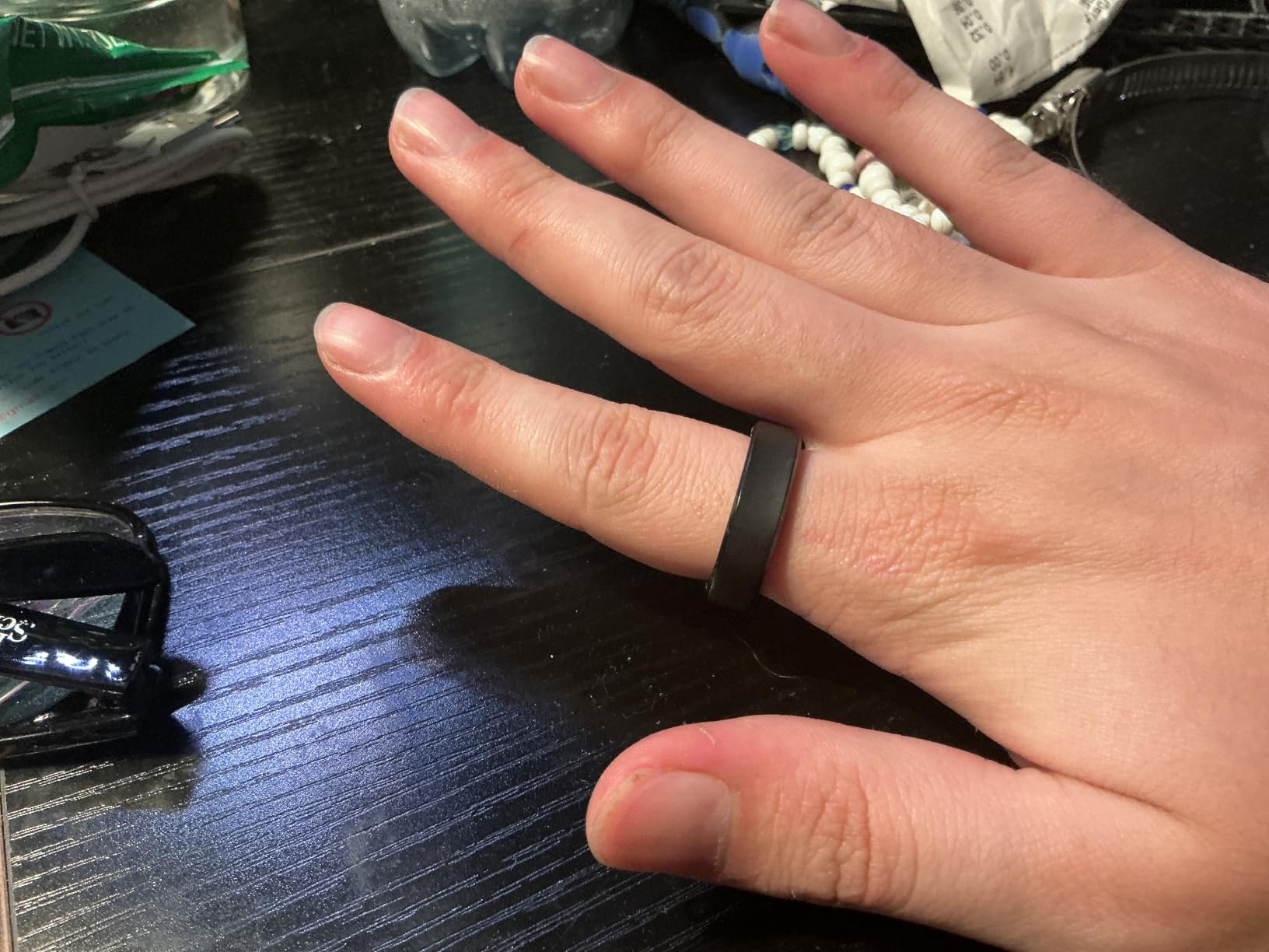 RingConn Gen 3 Smart Ring - Vascular Trends (Size 13, Matte Black) customer photo 2