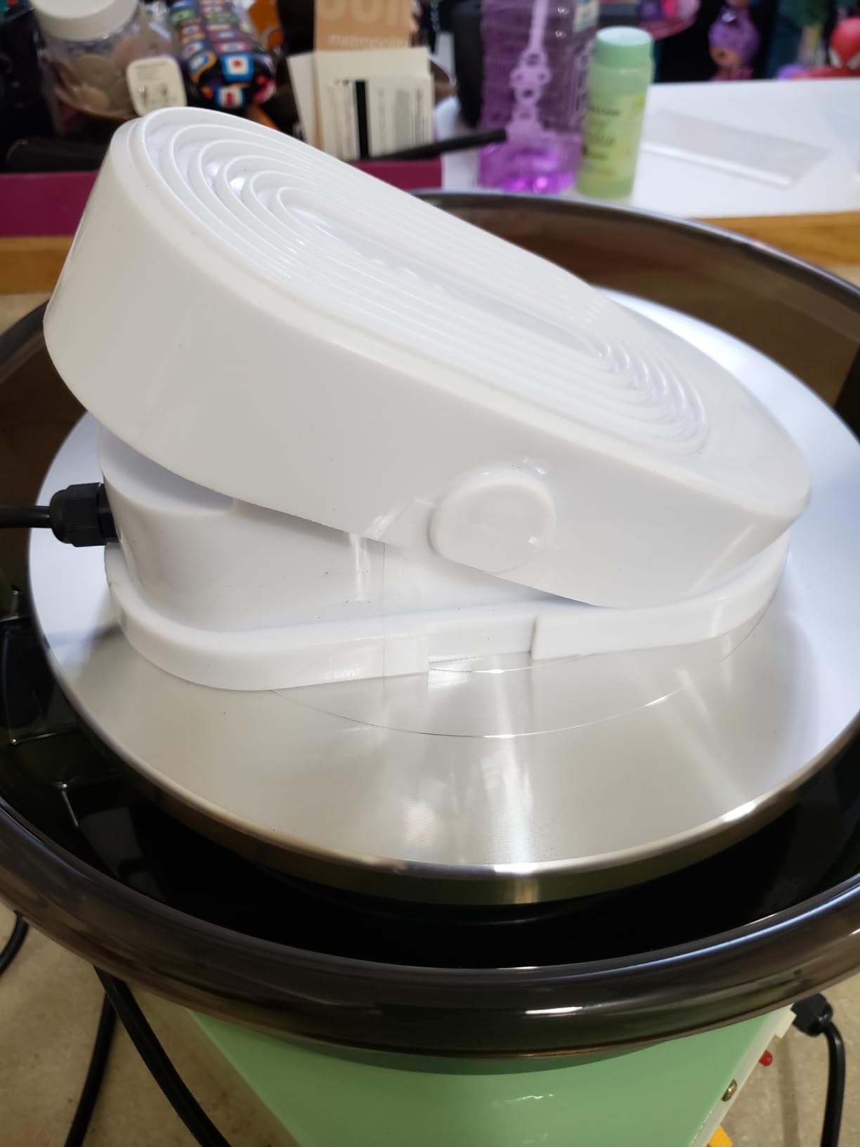 11-Inch Pottery Wheel for Adults, 350W Professional Pottery Clay Tools | Electric Ceramic Forming Machine Detachable Basin, 0-300RPM Foot Pedal, 19PCS Pottery Wheel for Beginners, DIY, Aluminum Body customer photo 1