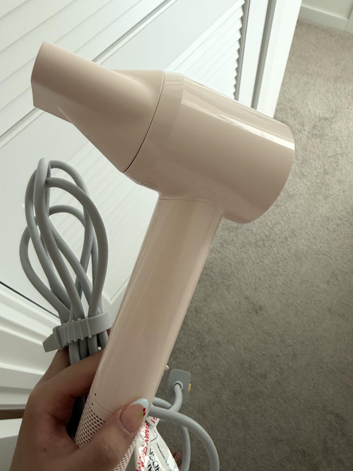 Laifen Air Hair Dryer, 15x High-Speed Drying with 110, 000 RPM Powerful Motor, Blow Dryer, Smart Temperature Control, Hair Accessories, Mini Travel & Ionic Hairdryer for Women, Milktea customer photo 2