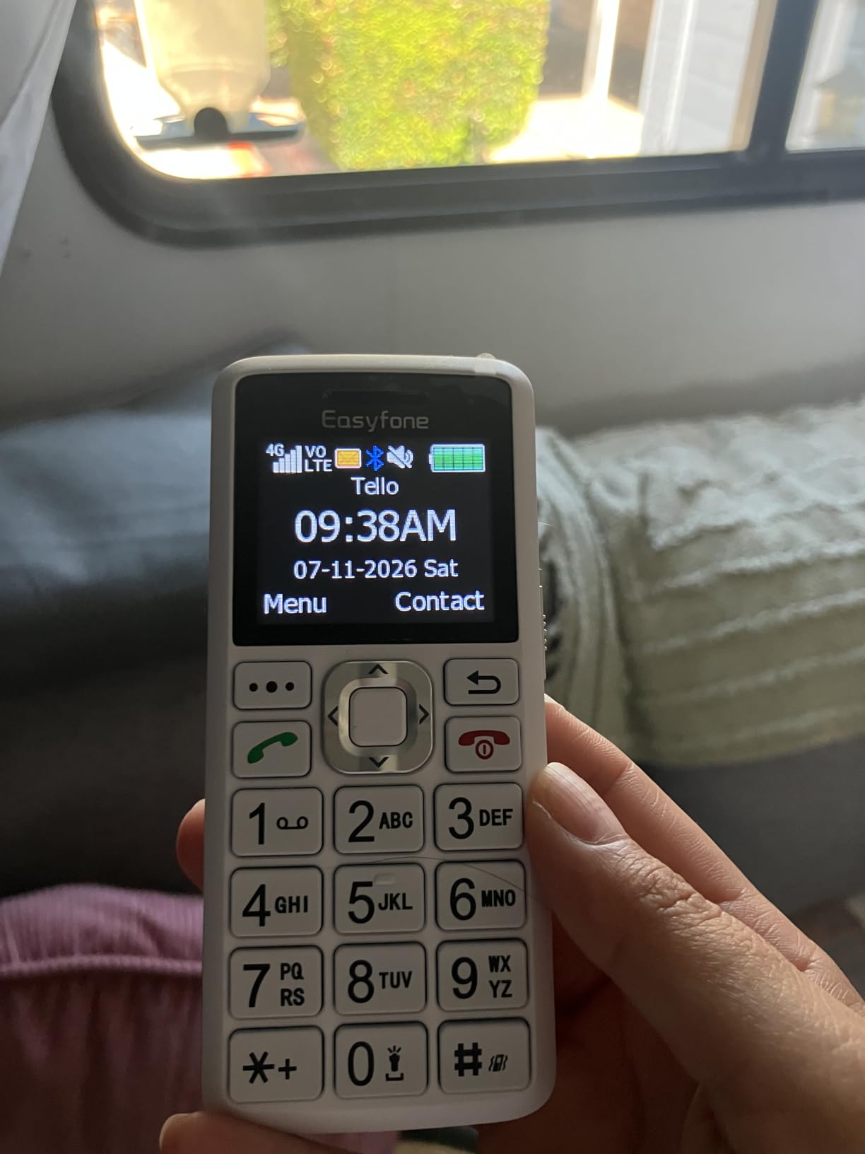 Easyfone T200 4G Unlocked Feature Cell Phone, Easy-to-Use Clear Sound Basic Dumb Mobile Phone with FM Radio, Flashlight, SOS Button, Bluetooth, Mini-Games, No Internet Access (White) customer photo 2