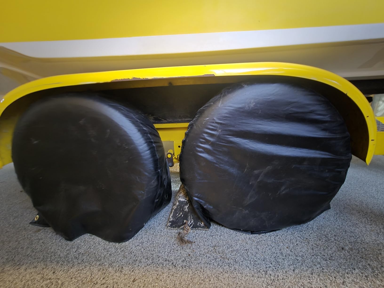VINPATIO RV Cover 20-22ft: 9 Layers Heavy Duty RV & Trailer Cover, Travel Trailer Cover, Camper Cover, Toy Hauler Cover with Extra Windproof Straps, Tongue Jack Cover, Gutter Covers customer photo 2