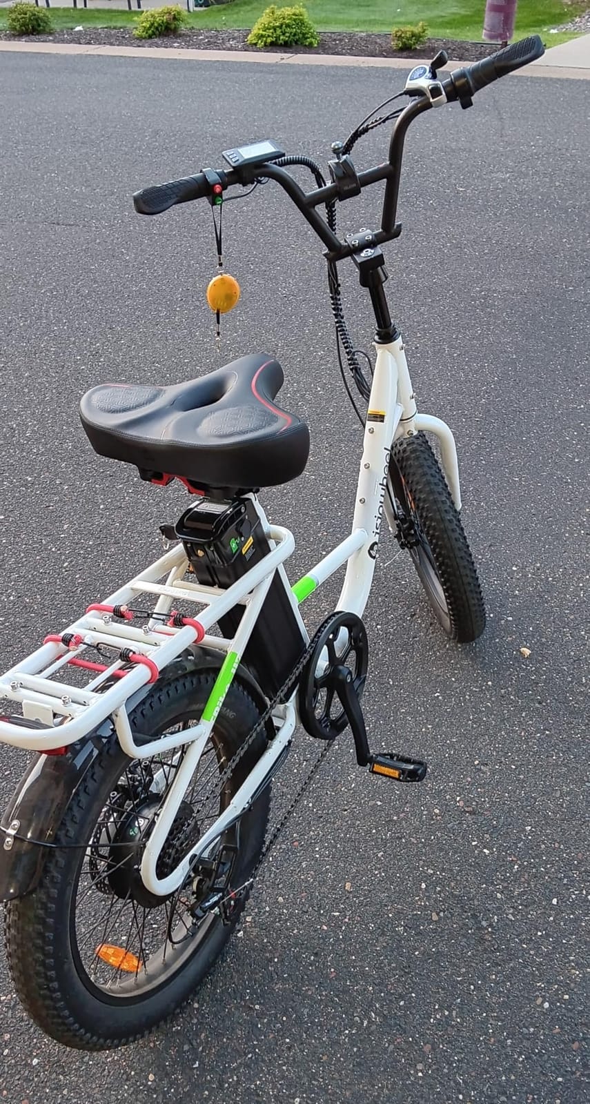 isinwheel U7S Electric Bike for Adult, Peak 1500W Motor 48V 20Ah Battery Up to 20+ MPH & 80 Miles Step-Thru Cargo Ebike, 7-Speed All Terrain Fat Tire Front Suspension E-Bike customer photo 1