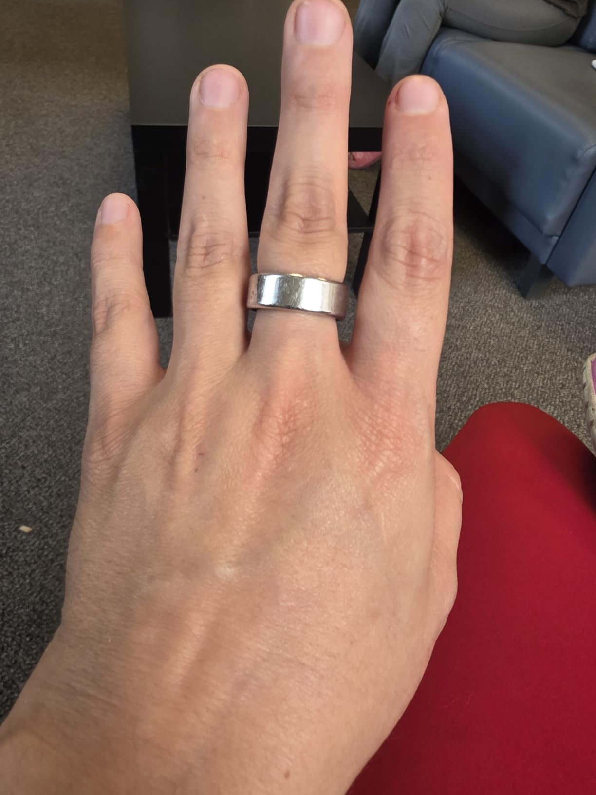 New Smart Ring Health Tracker for Women & Men, Sleep Exercise Health Monitoring, Daily Tracking, iOS/Android Compatible, IP68 Waterproof, No Subscription Required, 5-Day Battery Life (Silver, 7) customer photo 1